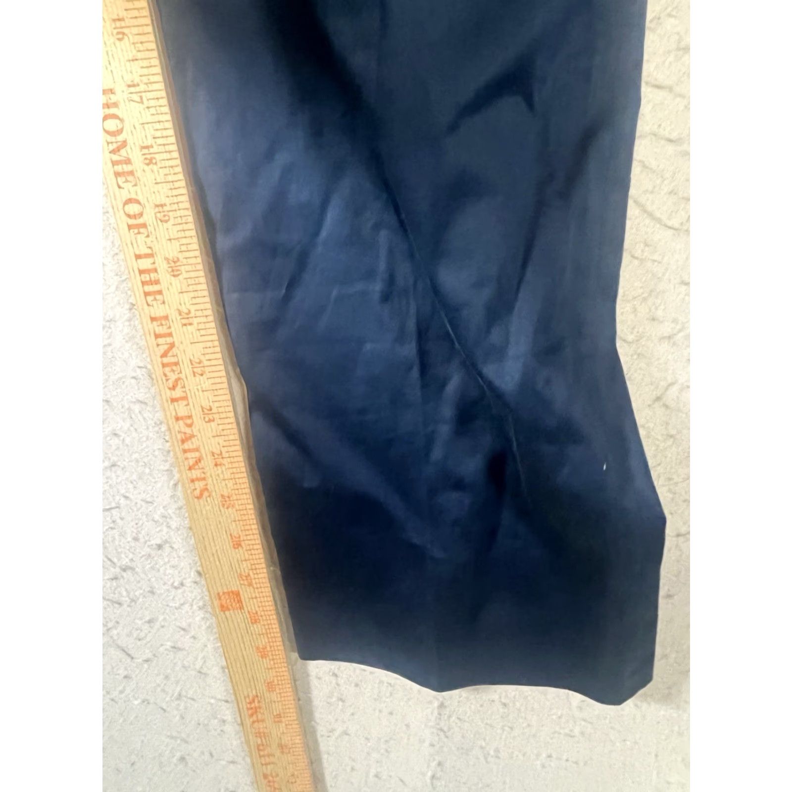 Ermenegildo Zegna Ermenegildo Zegna Men's Dress Pants - 48R Black, Regular, Straight Leg, Button Zip, Dry Clean Only, Cotton, Pockets, Italy, Business/Formal, Men Size US 32 / EU 48 - 5 Thumbnail
