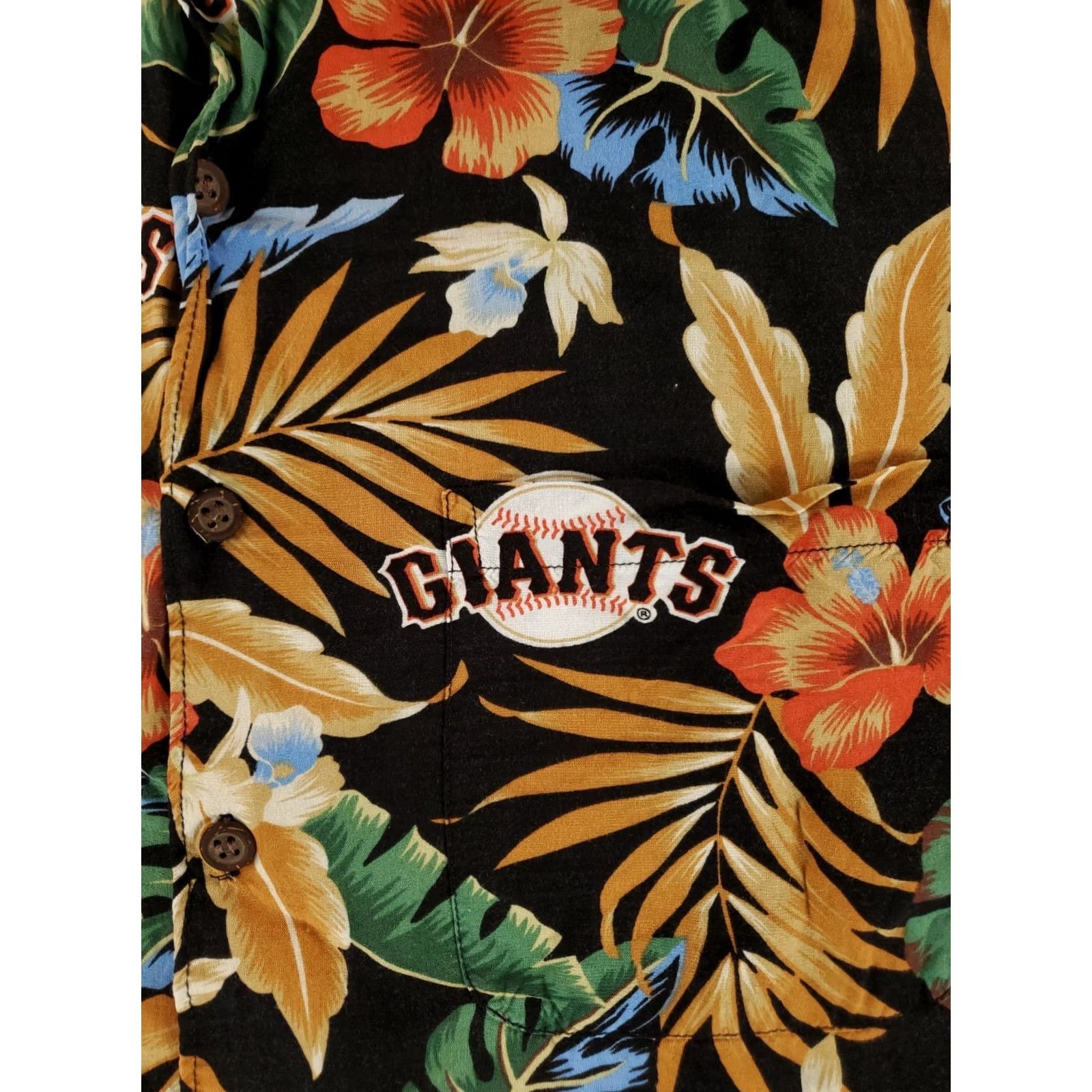 Reyn Spooner Reyn Spooner San Francisco Giants Shirt Button Up 100% Rayon Black Mens S Size US S / EU 44-46 / 1 - 2 Thumbnail