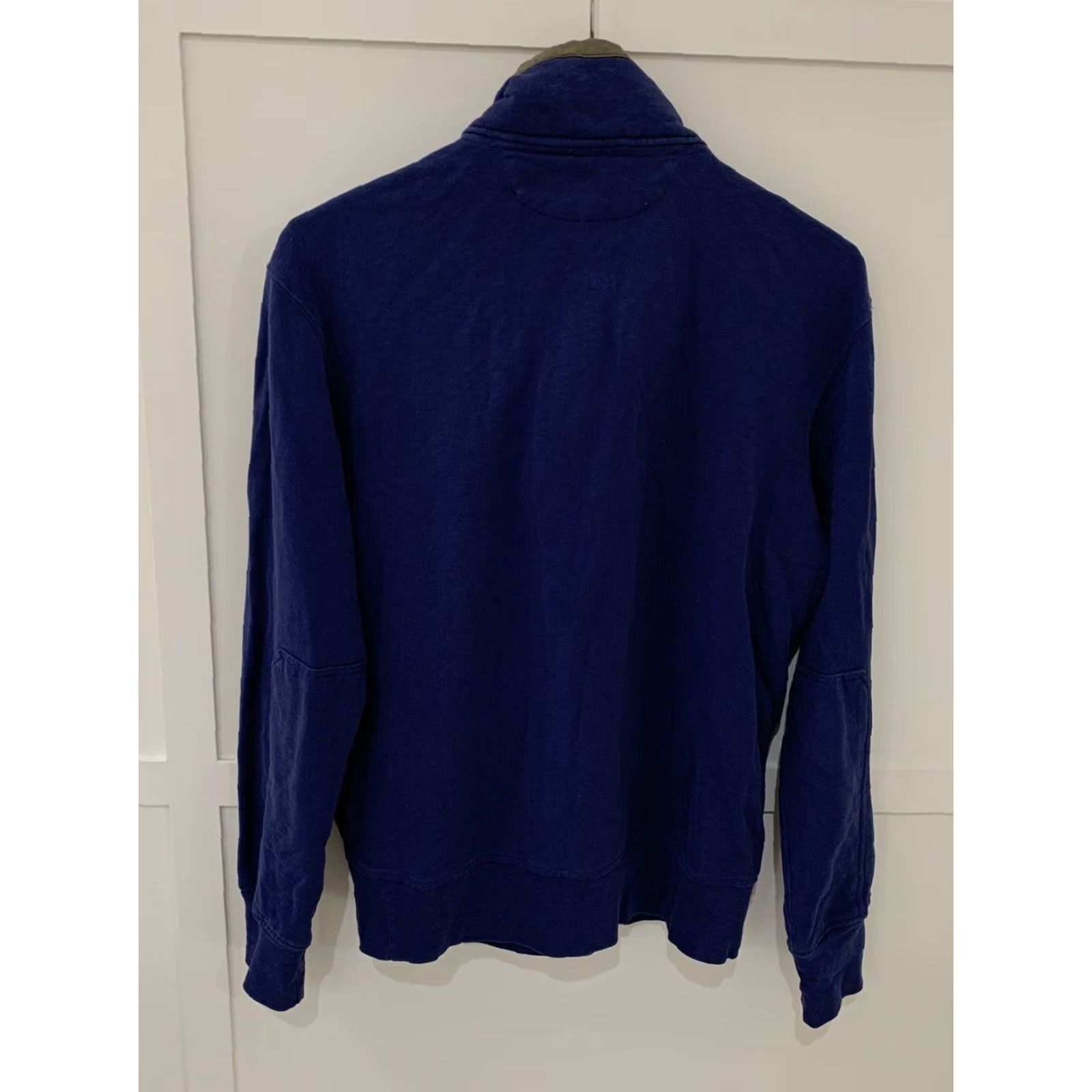Polo Ralph Lauren VINTAGE Polo Ralph Lauren Pullover Sweatshirt Large Mens 90s 1/4 Zip Snap Blue Size US L / EU 52-54 / 3 - 2 Thumbnail