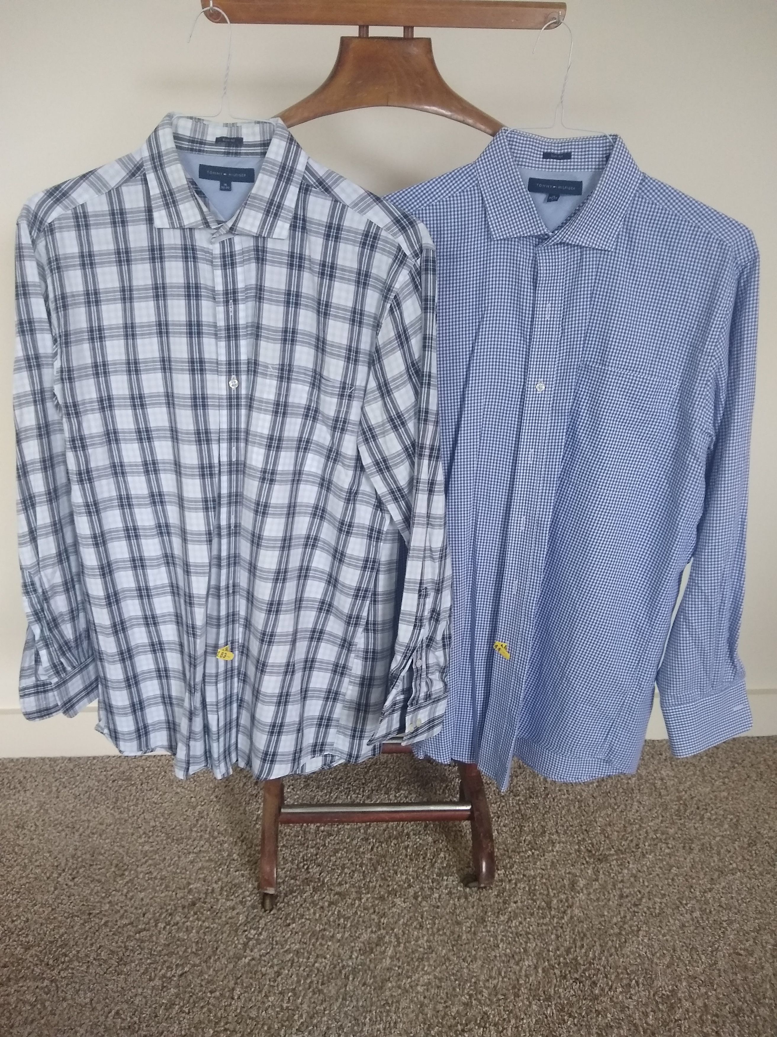 Tommy Hilfiger Oxford Dress Shirts Size US M / EU 48-50 / 2 - 1 Preview