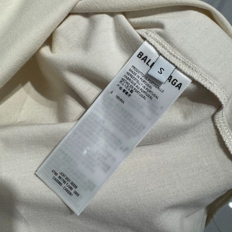 Balenciaga Balenciaga Fashion Limited Beige Front and Back Embroidere Size US S / EU 44-46 / 1 - 7 Thumbnail