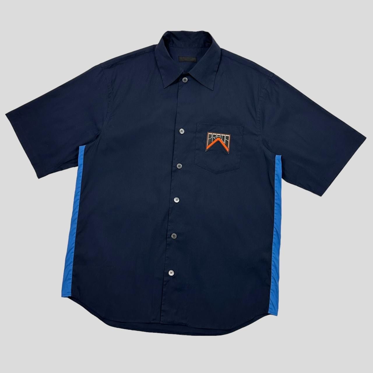 Prada Prada Milano 2018 Rubber Logo Tech Stripe Shirt - L Size US L / EU 52-54 / 3 - 3 Thumbnail