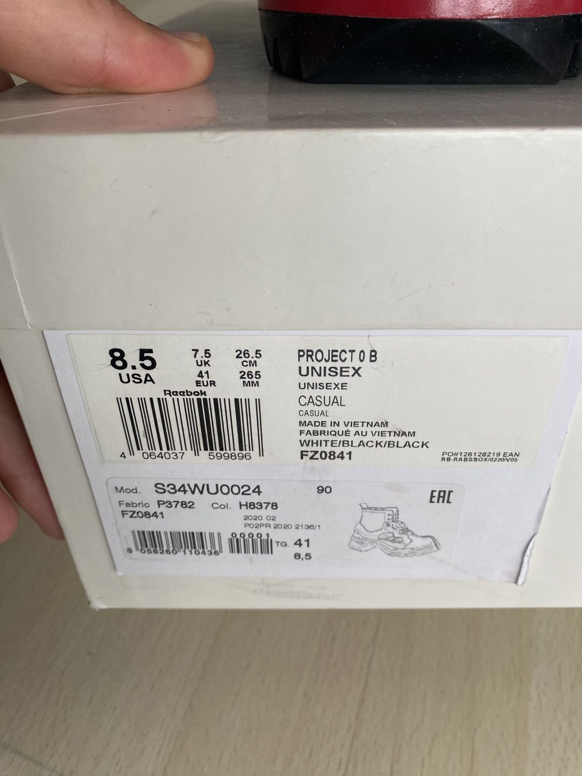 Maison Margiela × Reebok Maison Margiela x Reebok Tabi New With Box Sneakers Size US 8.5 / EU 41-42 - 5 Thumbnail