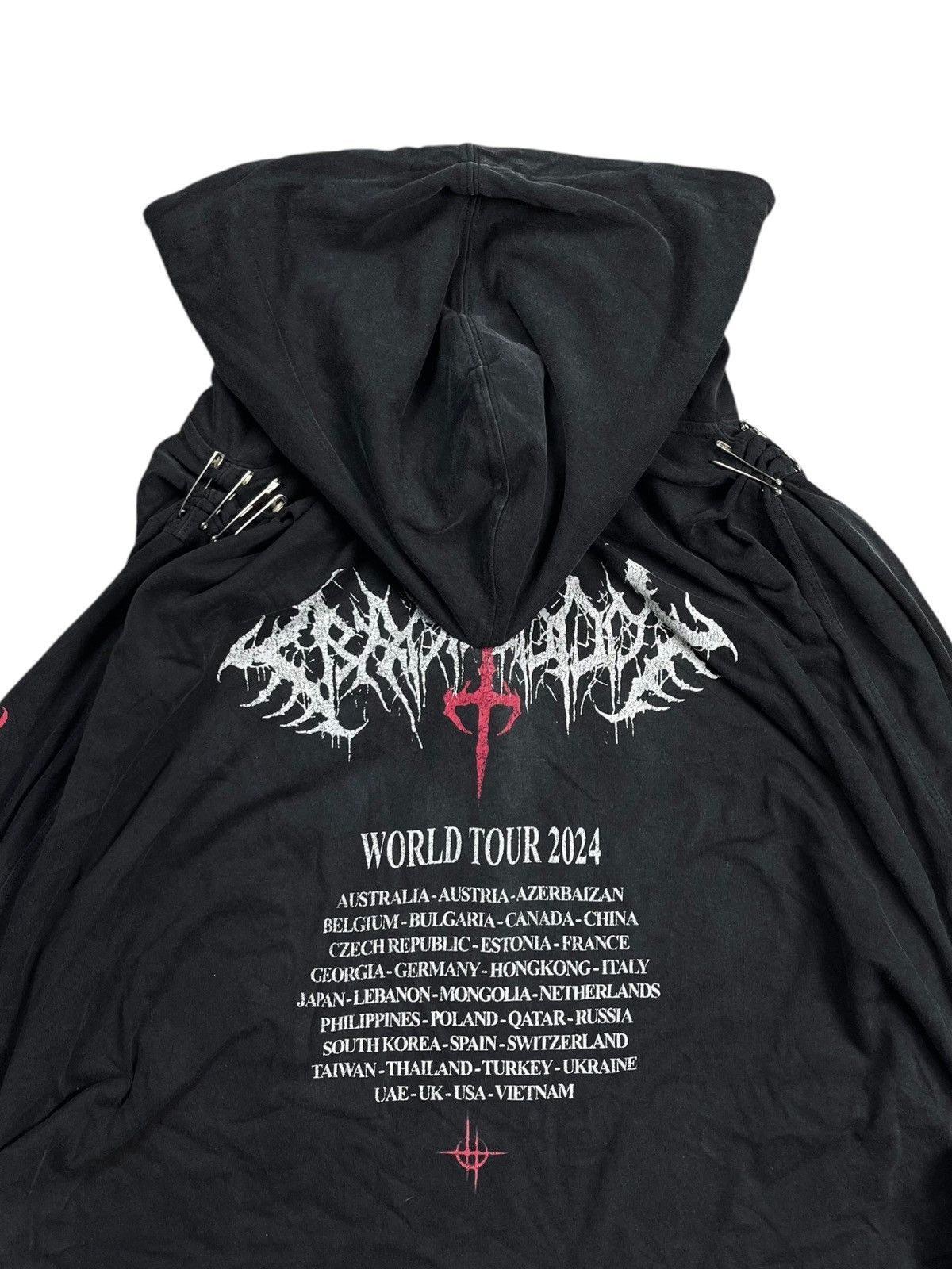 14th Addiction Badblood - Safetypin Metal Longsleeve Size US M / EU 48-50 / 2 - 10 Thumbnail