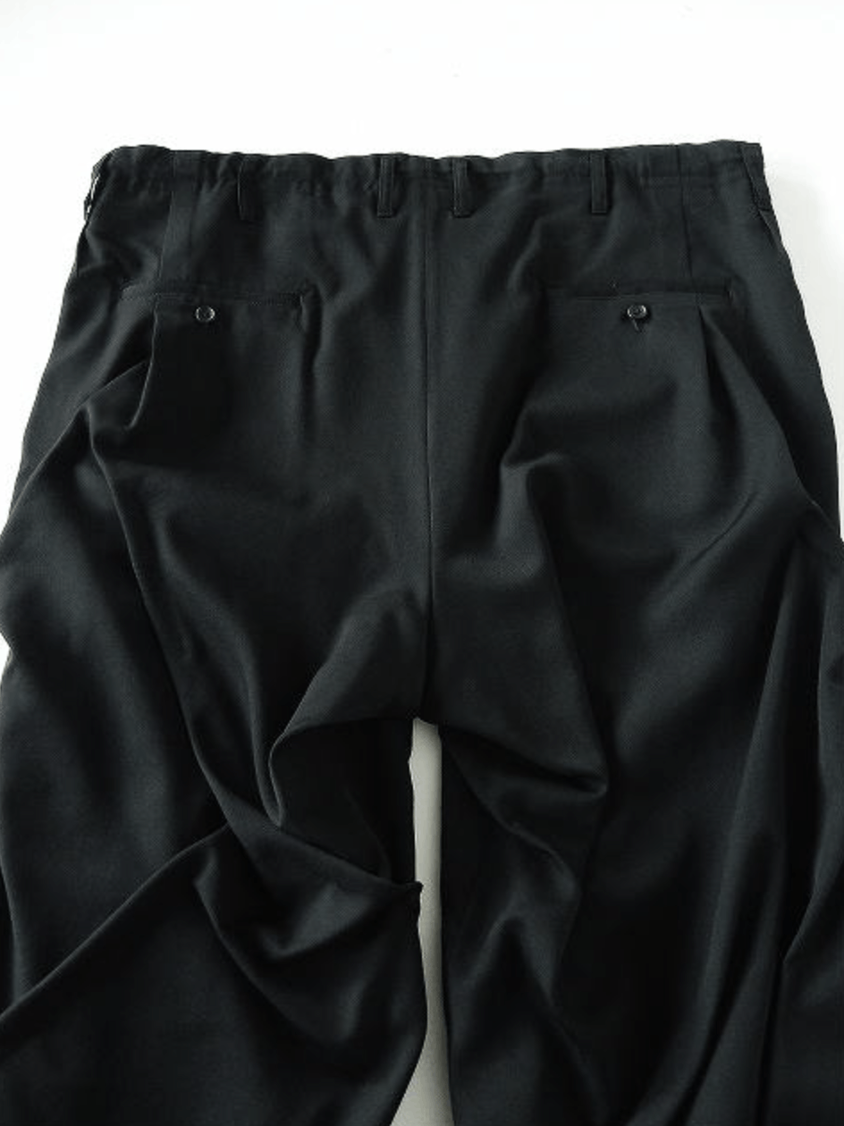 Yohji Yamamoto Yohji Yamamoto Pour Homme - Ta/TUXEDO RANDOM TUCK PANTS Size US 28 / EU 44 - 13 Thumbnail
