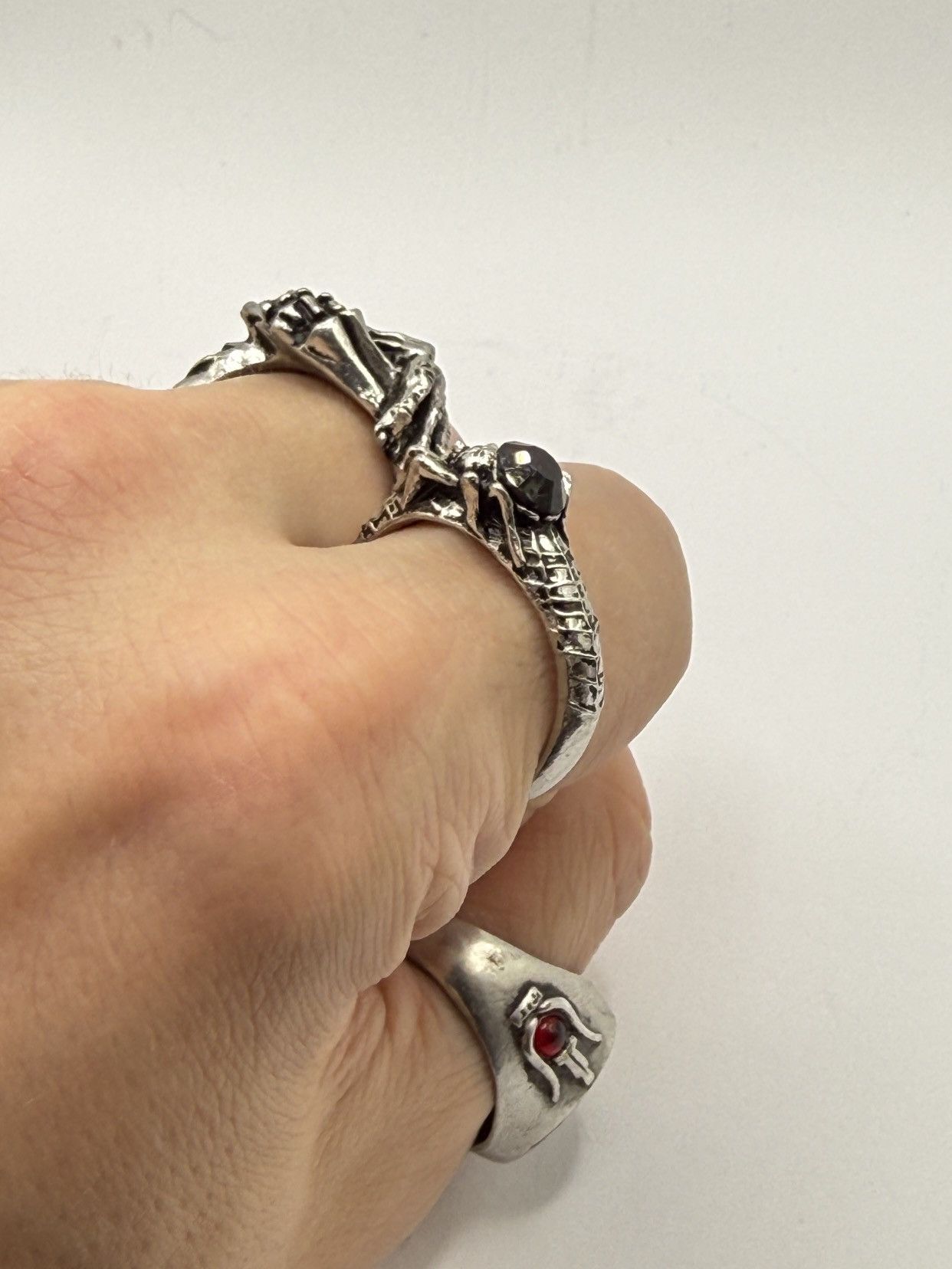 Seditionaries Alchemy 2002 hex biker/goth chrome erd Size ONE SIZE - 7 Thumbnail