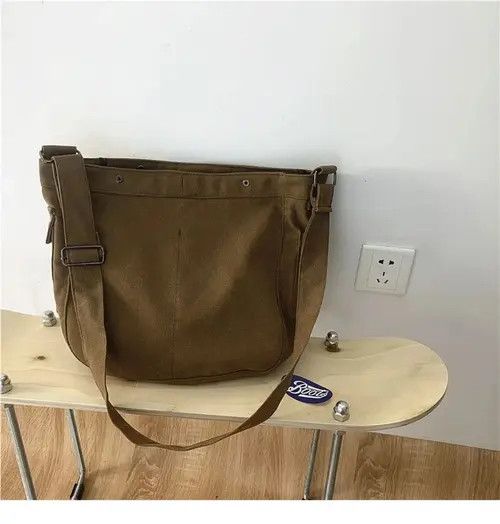 Japanese Brand 90s retro cartoon graphic canvas shoulder bag crossbody y2k Size ONE SIZE - 8 Thumbnail