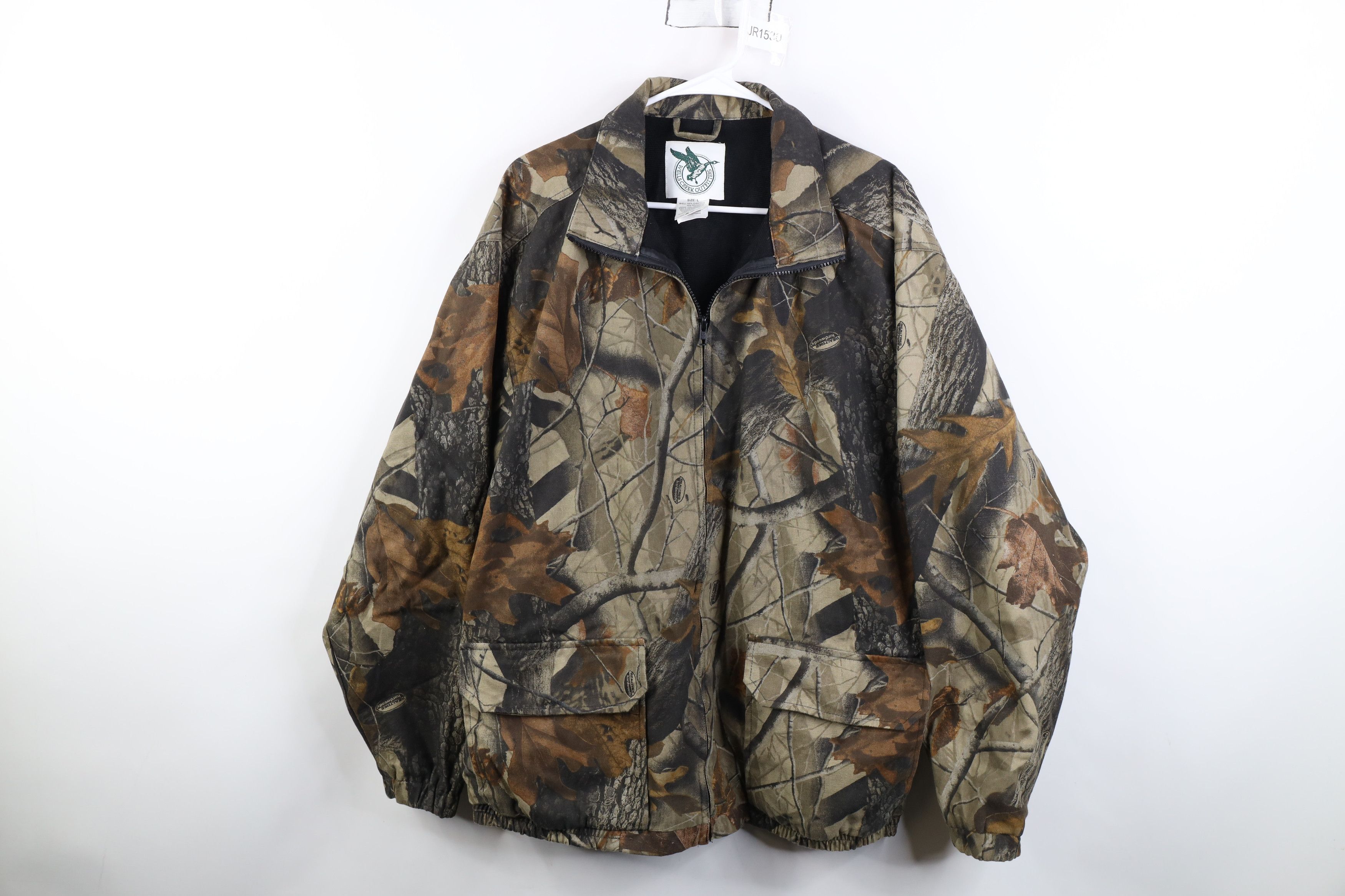 Vintage Vintage 90s Y2K Streetwear Camouflage Lined Bomber Jacket Size US L / EU 52-54 / 3 - 1 Thumbnail