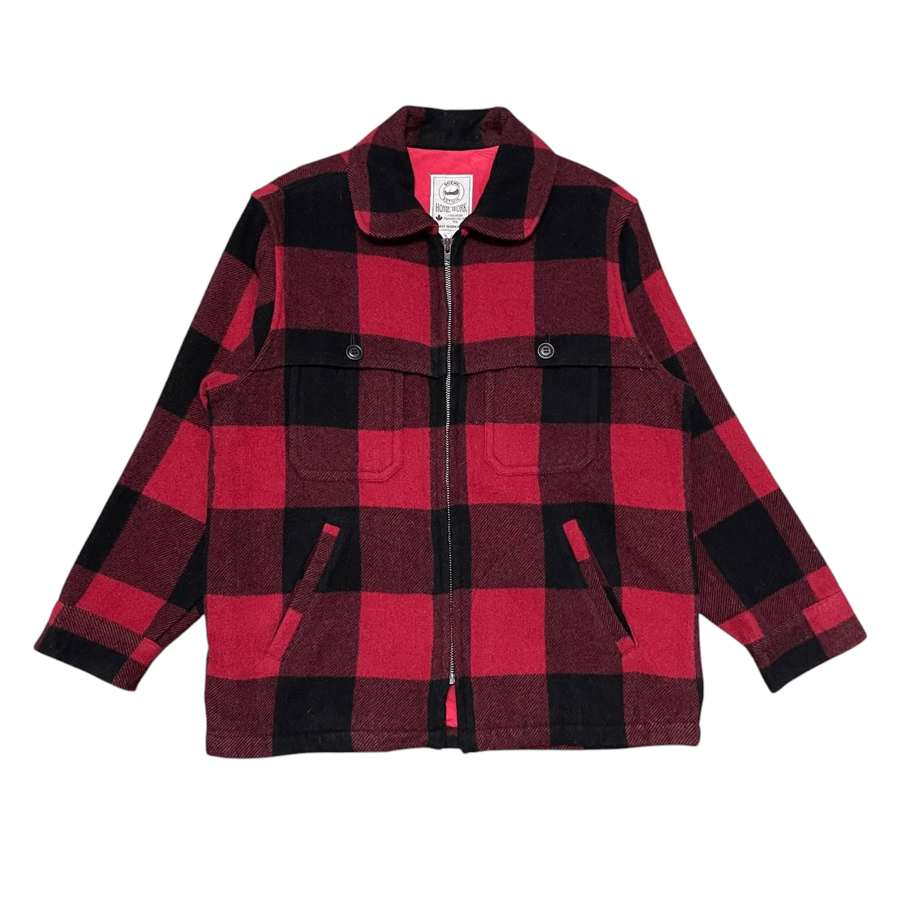 Japanese Brand Vintage Scene Workwear Mackinaw Wool Jacket Size US M / EU 48-50 / 2 - 1 Thumbnail