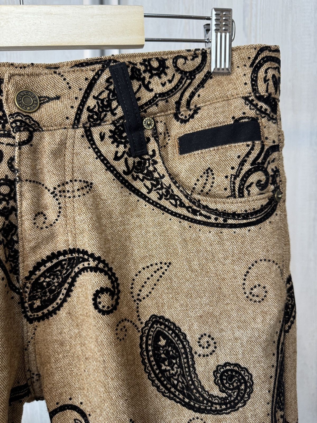 Dolce & Gabbana Dolce & Gabbana luxury paisley monogram pattern pants Size 30" / US 8 / IT 44 - 4 Thumbnail