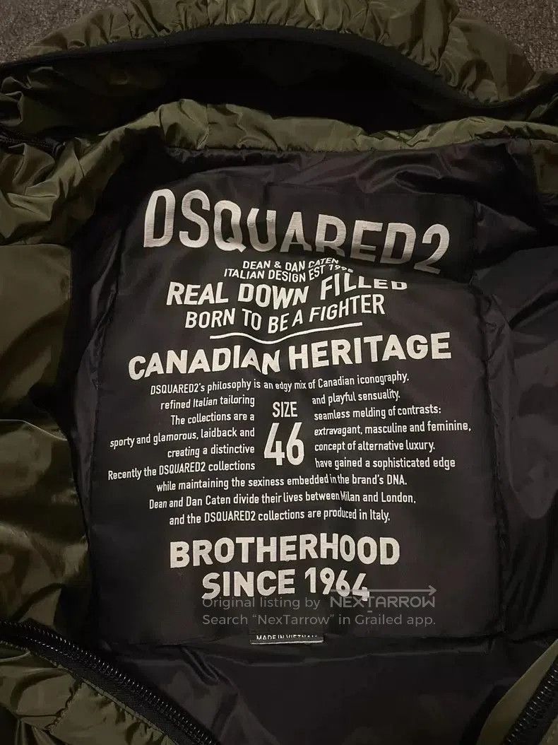 Dsquared2 DSquared2 Olive Green Puffer Jacket. Size US M / EU 48-50 / 2 - 5 Thumbnail