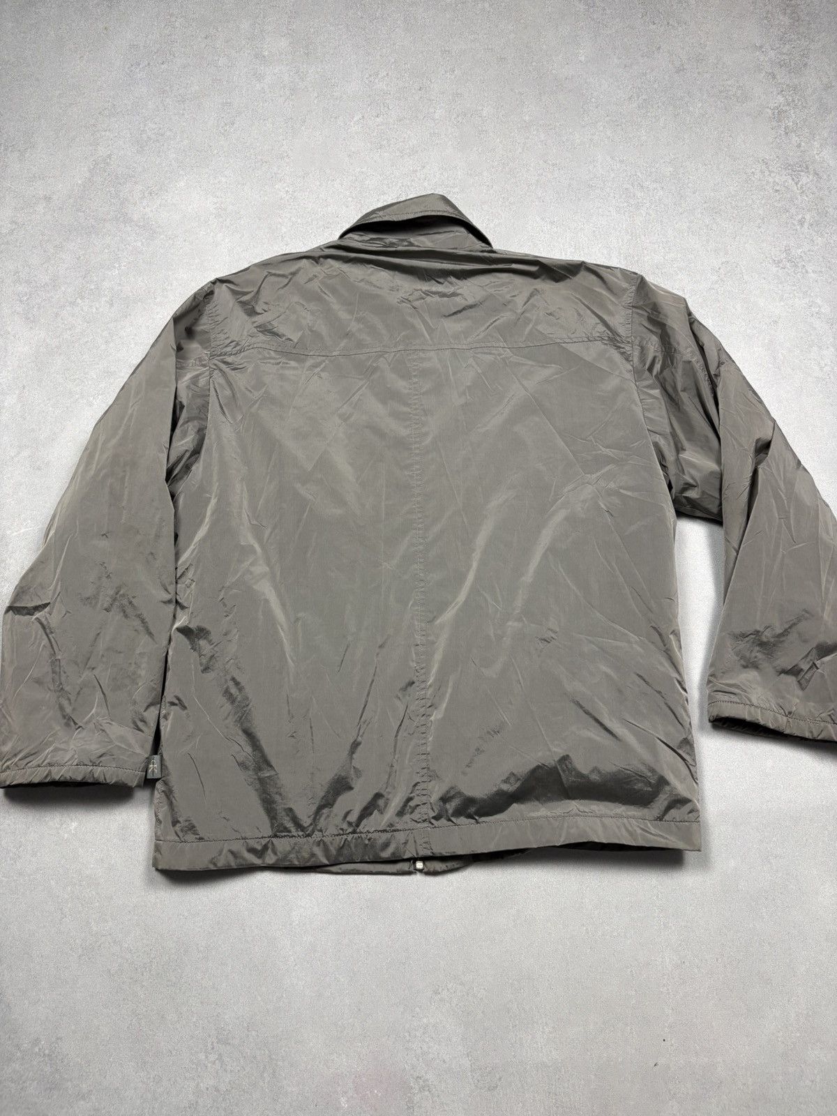 Calvin Klein Calvin Klein Jeans Nylon Metal Silver Jacket Vintage 00s Y2K Size US M / EU 48-50 / 2 - 21 Thumbnail