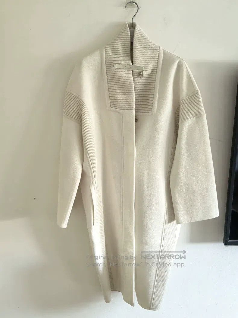 Hermes Hermes Cashmere Coat, Loose Fit Size XXS / US 00 / IT 34 - 2 Thumbnail