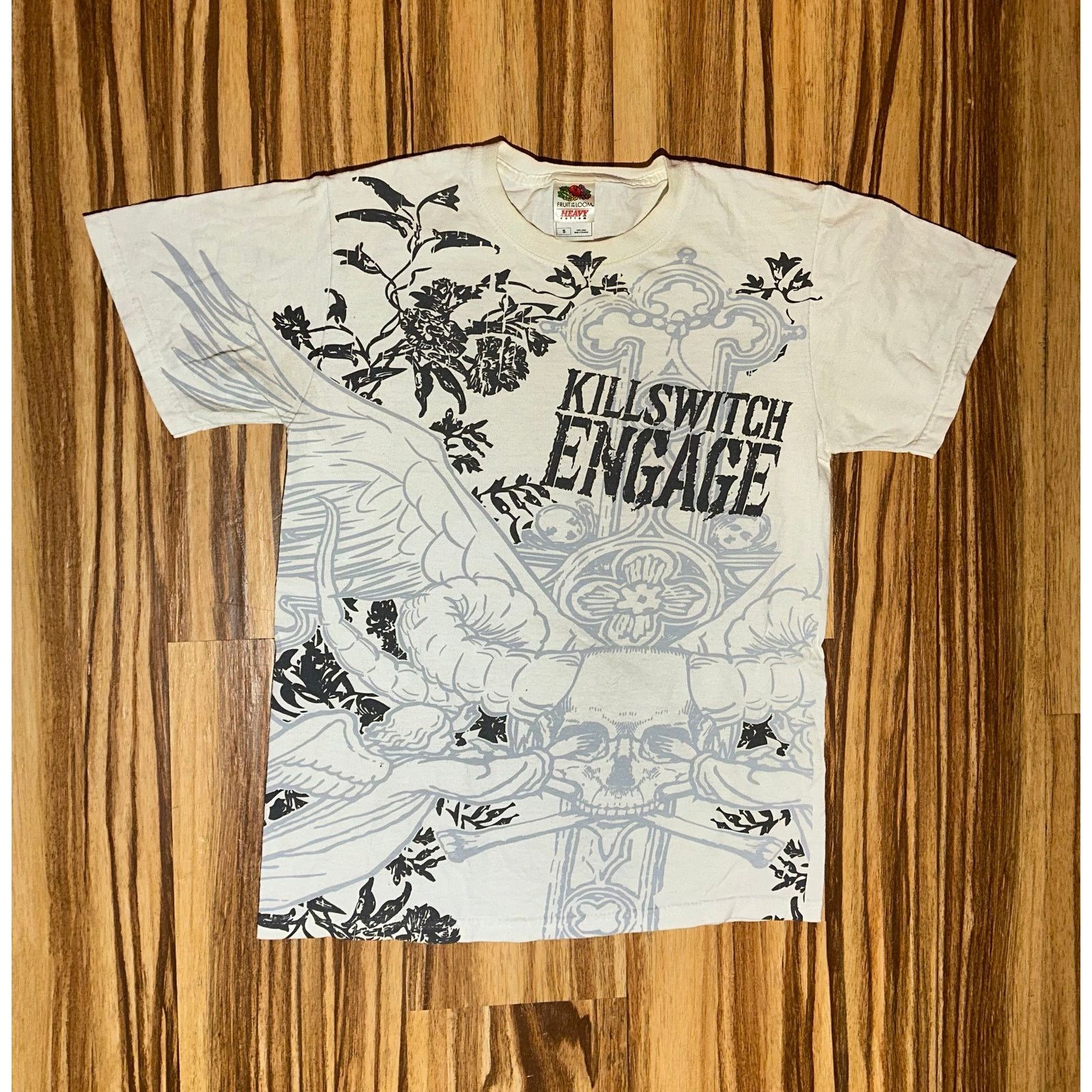 Gildan Vintage Kill Switch Engage Angel Skulls Uniquedesign Size L Size US S / EU 44-46 / 1 - 1 Thumbnail