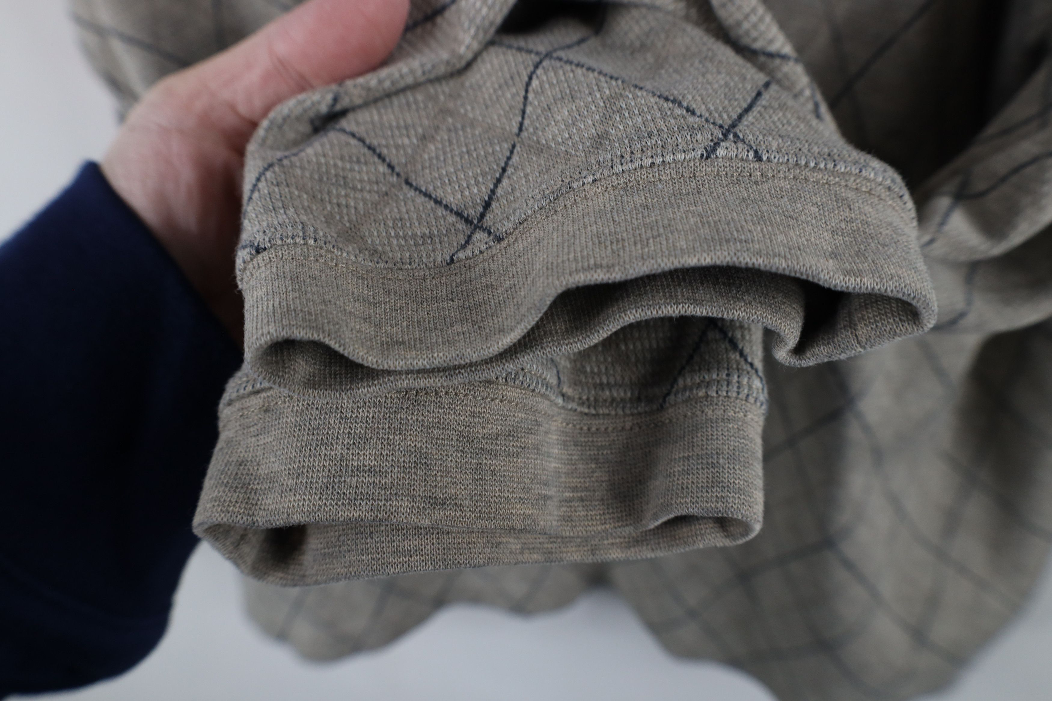 Vintage Vintage 90s Streetwear Argyle Diamond Long Sleeve Rugby Polo Size US XL / EU 56 / 4 - 5 Thumbnail