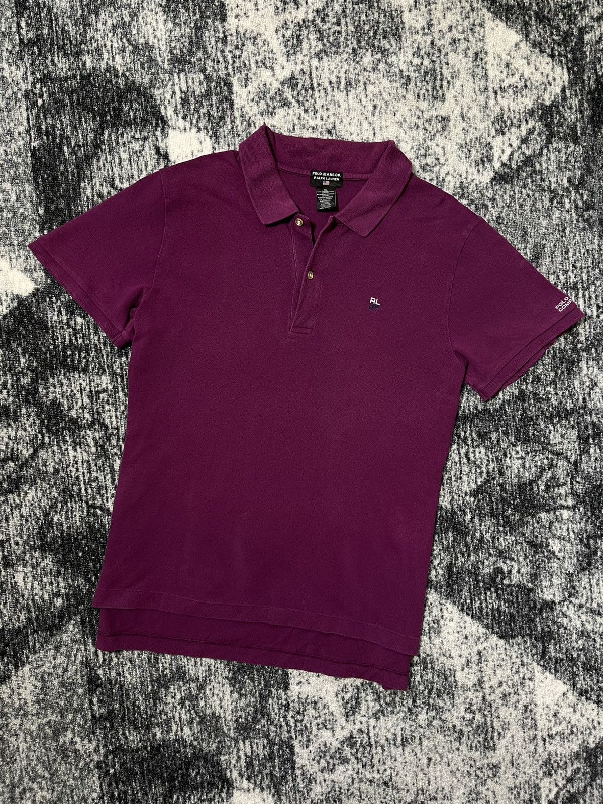 Vintage Vintage Polo Jeans Ralph Lauren RL-67 Classic Polo T-Shirt Size US XL / EU 56 / 4 - 1 Thumbnail