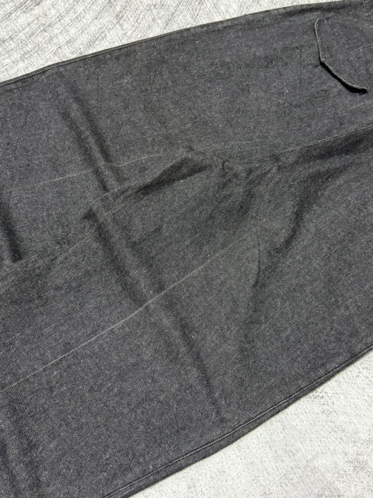 Creighton × Japanese Brand × Vintage 50s 60s Creighton Selvedge Pleated High Waist Baggy Jeans Size US 31 - 14 Thumbnail
