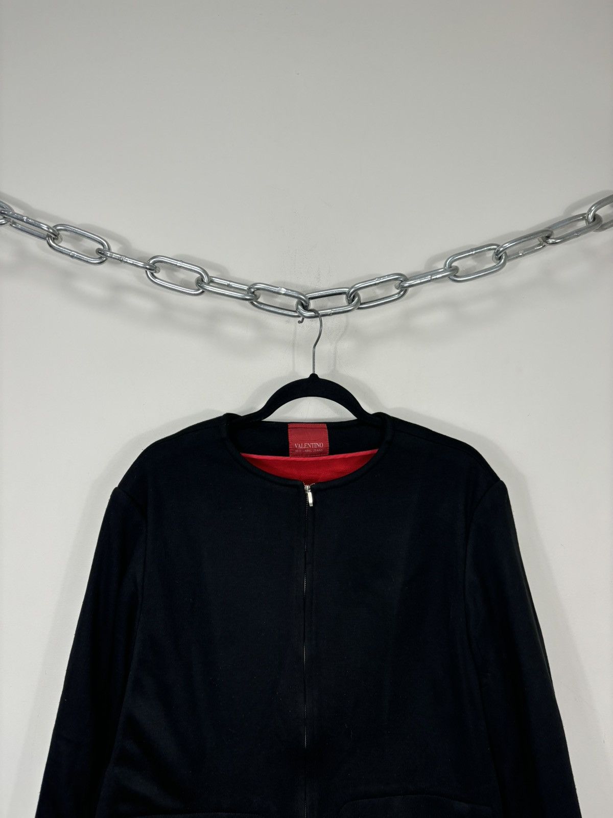 RED Valentino Vintage Red Valentino Women’s Classic Full Zip Coat Jacket Size L / US 10 / IT 46 - 4 Thumbnail