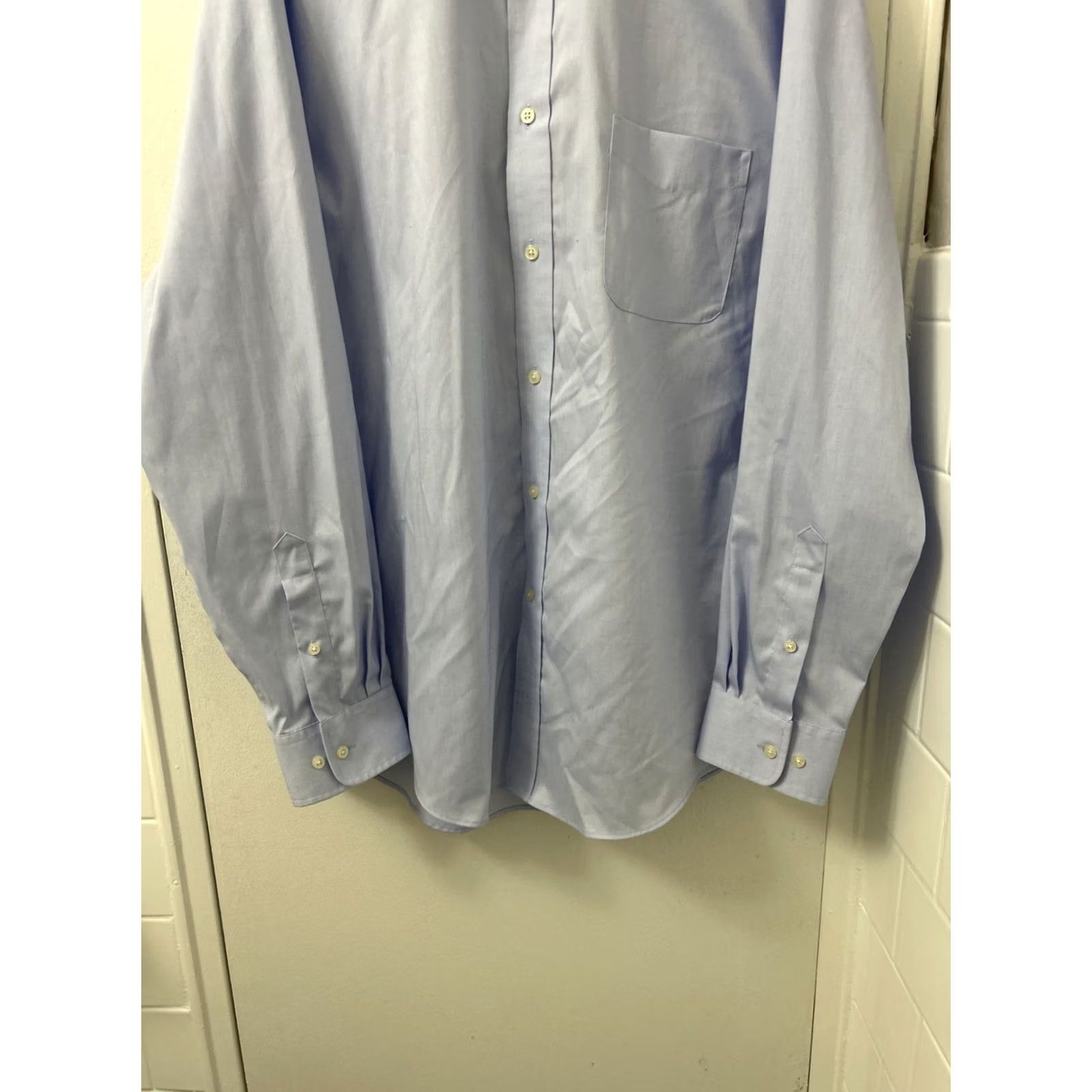 Ralph Lauren Lauren Ralph Lauren Shirt Mens XL Blue Button-Down Stretch Fabric L/S Dress Shirt Regular Fit Size US XL / EU 56 / 4 - 3 Thumbnail