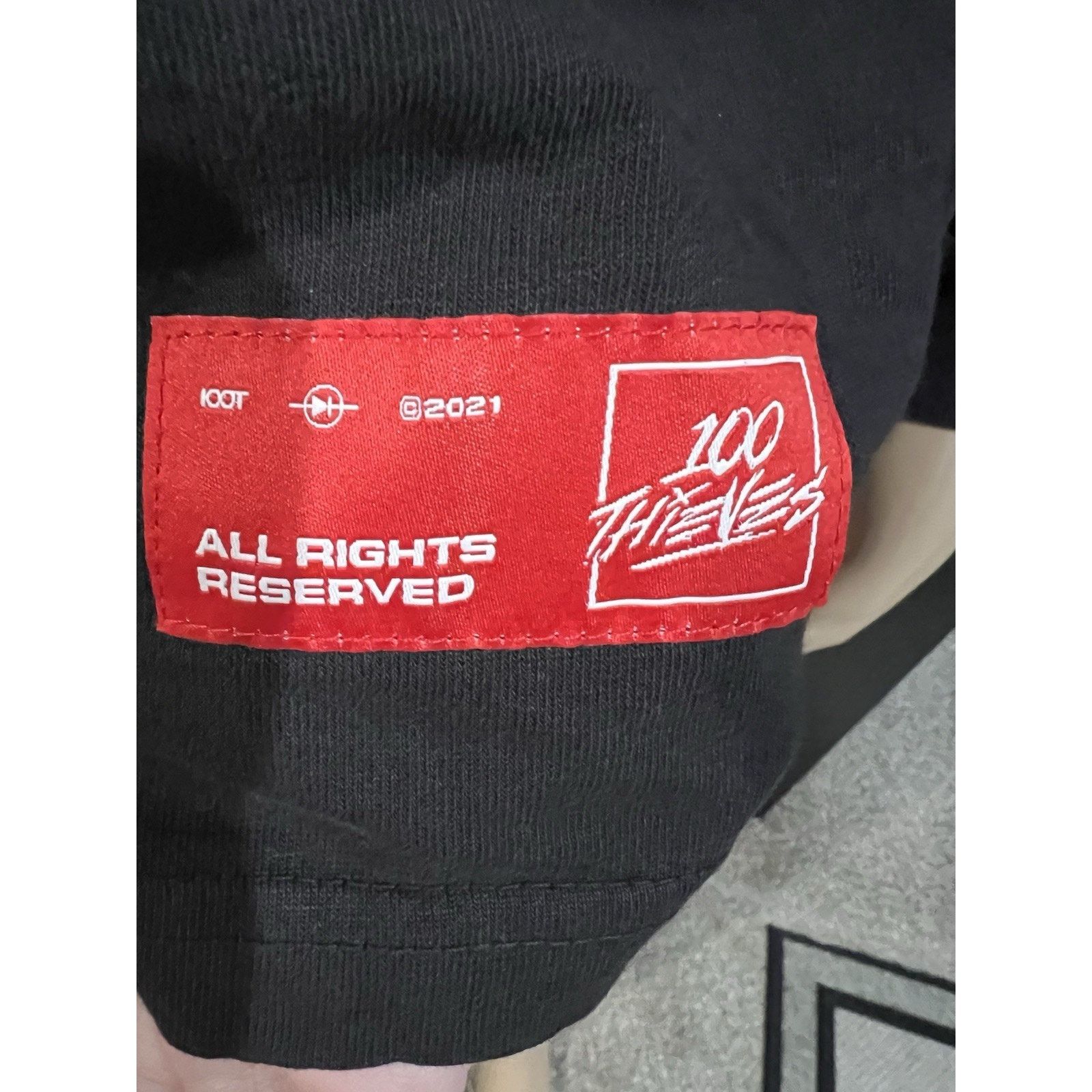 100 Thieves 100 Thieves Open World Underworld Long Sleeve Tee Sz L Black Size US L / EU 52-54 / 3 - 7 Thumbnail