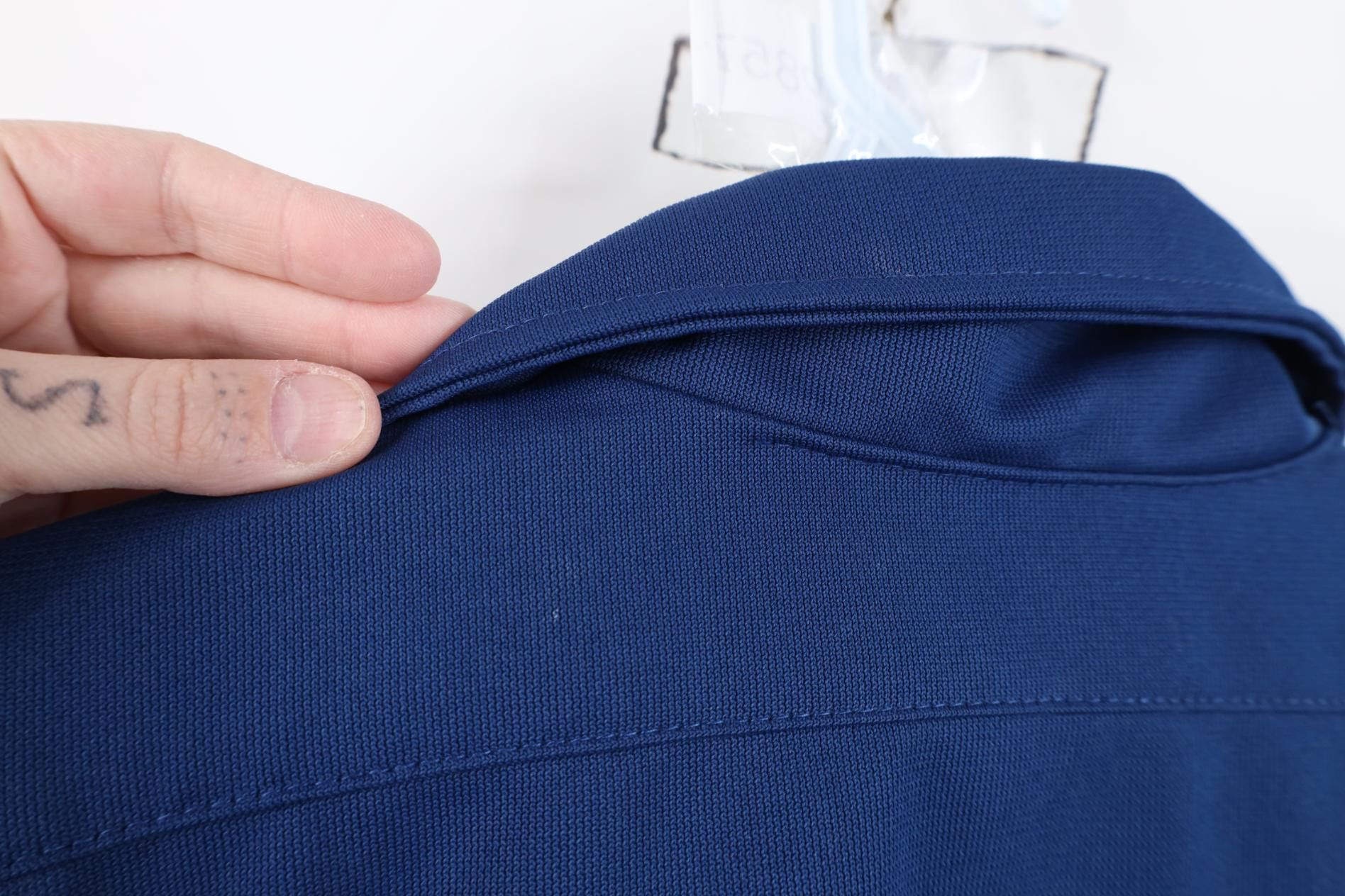 Vintage Vintage 70s Streetwear Back Knit Bomber Jacket Blue USA Size US XXL / EU 58 / 5 - 17 Thumbnail