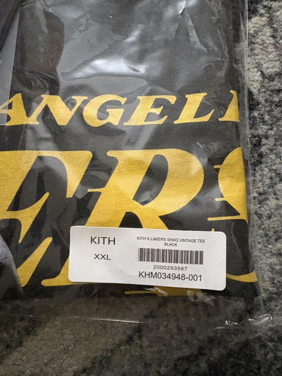 Kith × NBA KITH X LAKERS SHAQ VINTAGE TEE BLACK Size US XXL / EU 58 / 5 - 3 Thumbnail