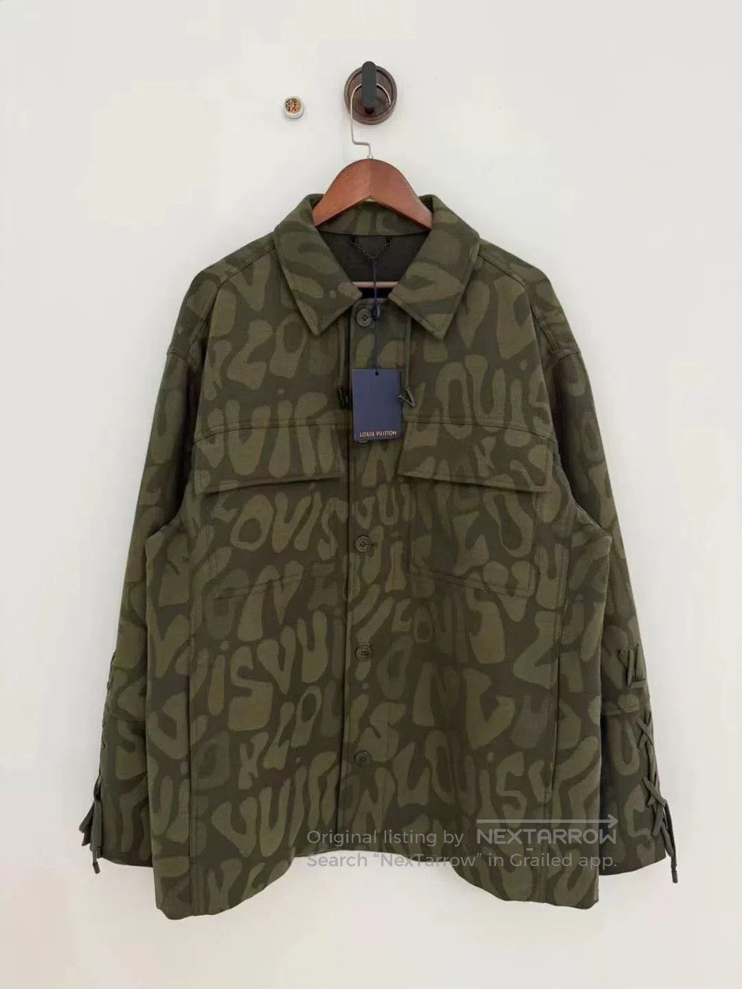 Louis Vuitton Louis Vuitton Military Green Logo Jacket. Size US M / EU 48-50 / 2 - 1 Thumbnail
