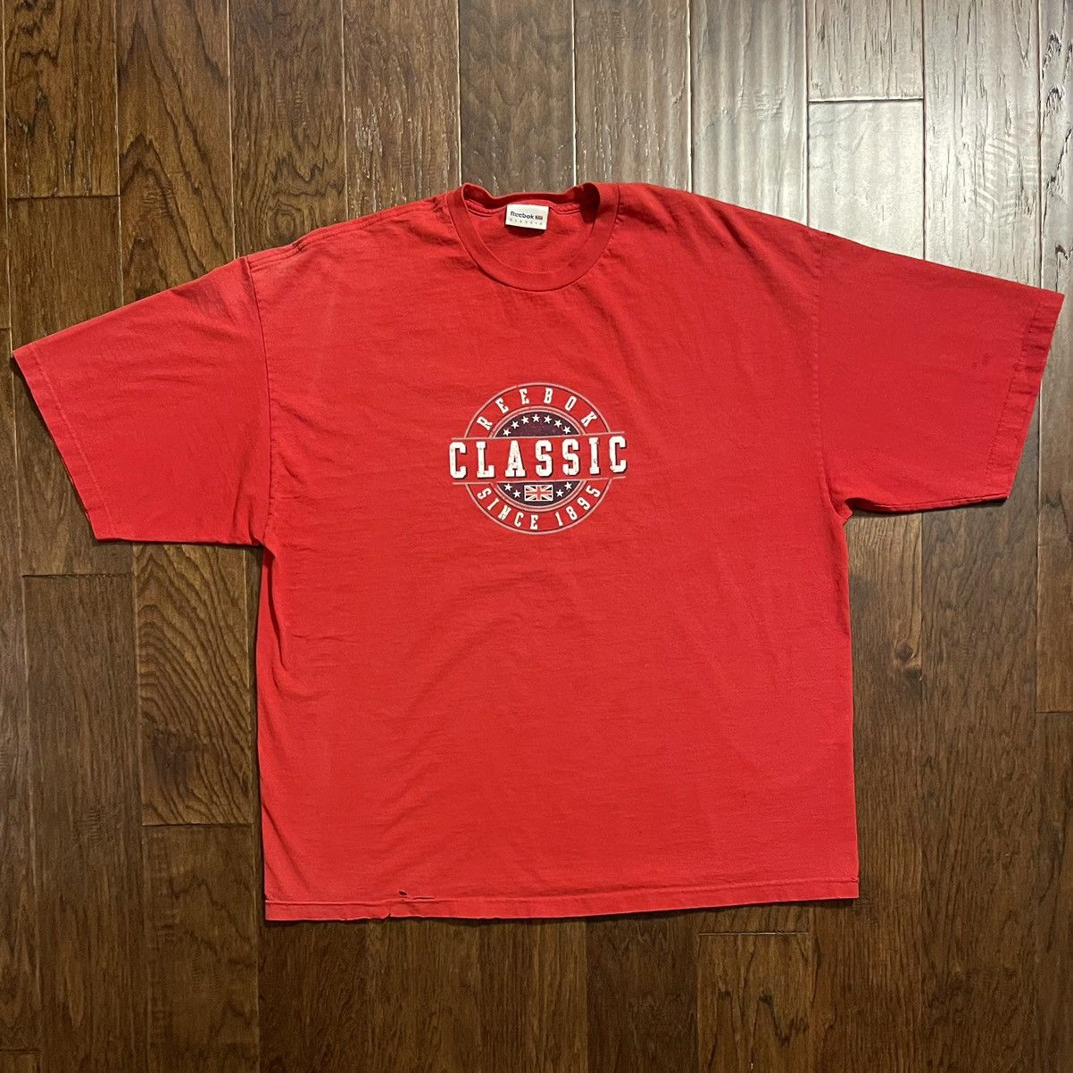 Reebok Vintage Reebok Classic Spell Out Graphic T Shirt Size US XXL / EU 58 / 5 - 1 Thumbnail