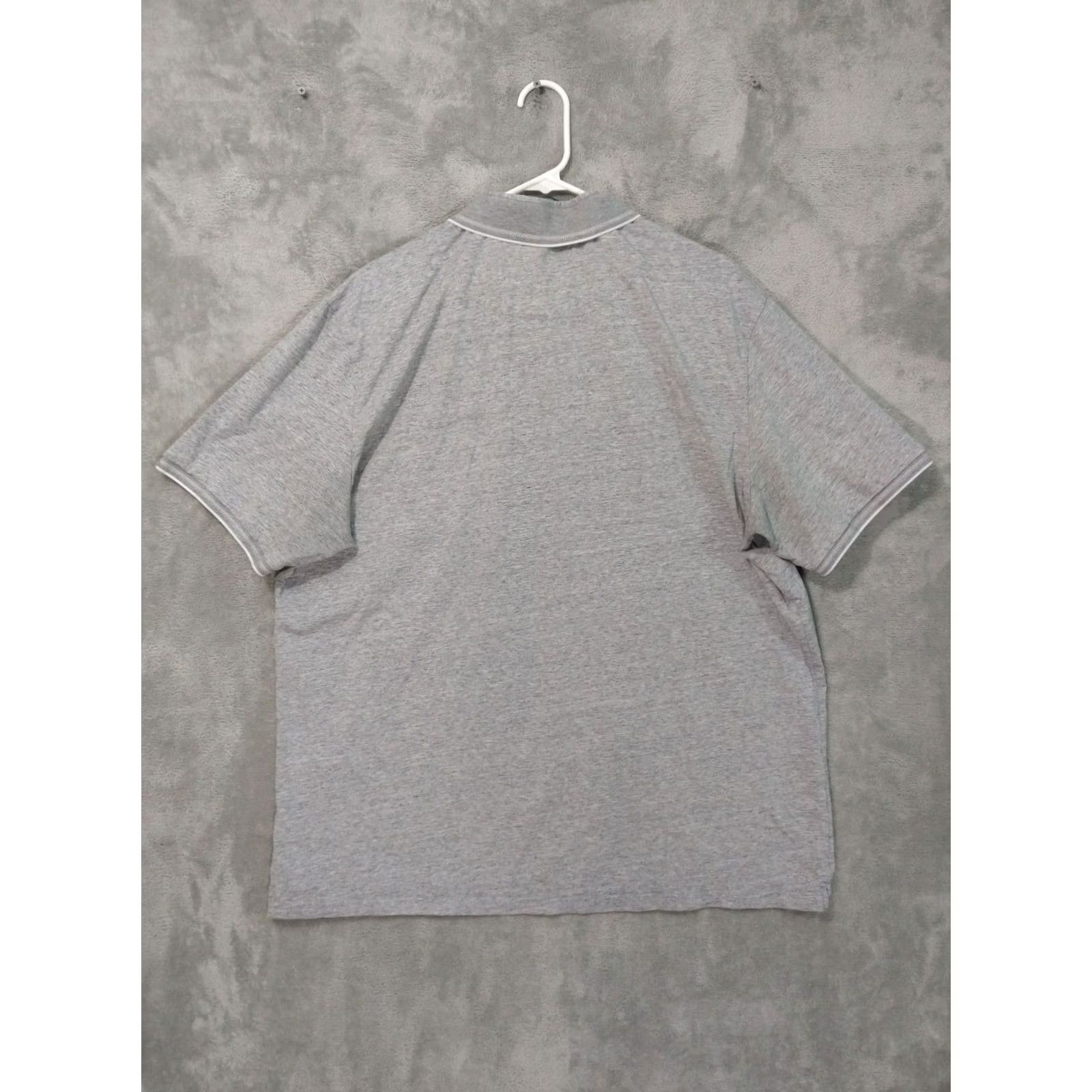 Vintage Butter Cloth Polo Shirt Mens 2XL Gray Short Sleeve Golf Icy Cotton Knit Stretch Solid Collar Polo Shirt Mens 2XL Gray Golf Casual Preppy Size US XXL / EU 58 / 5 - 2 Thumbnail