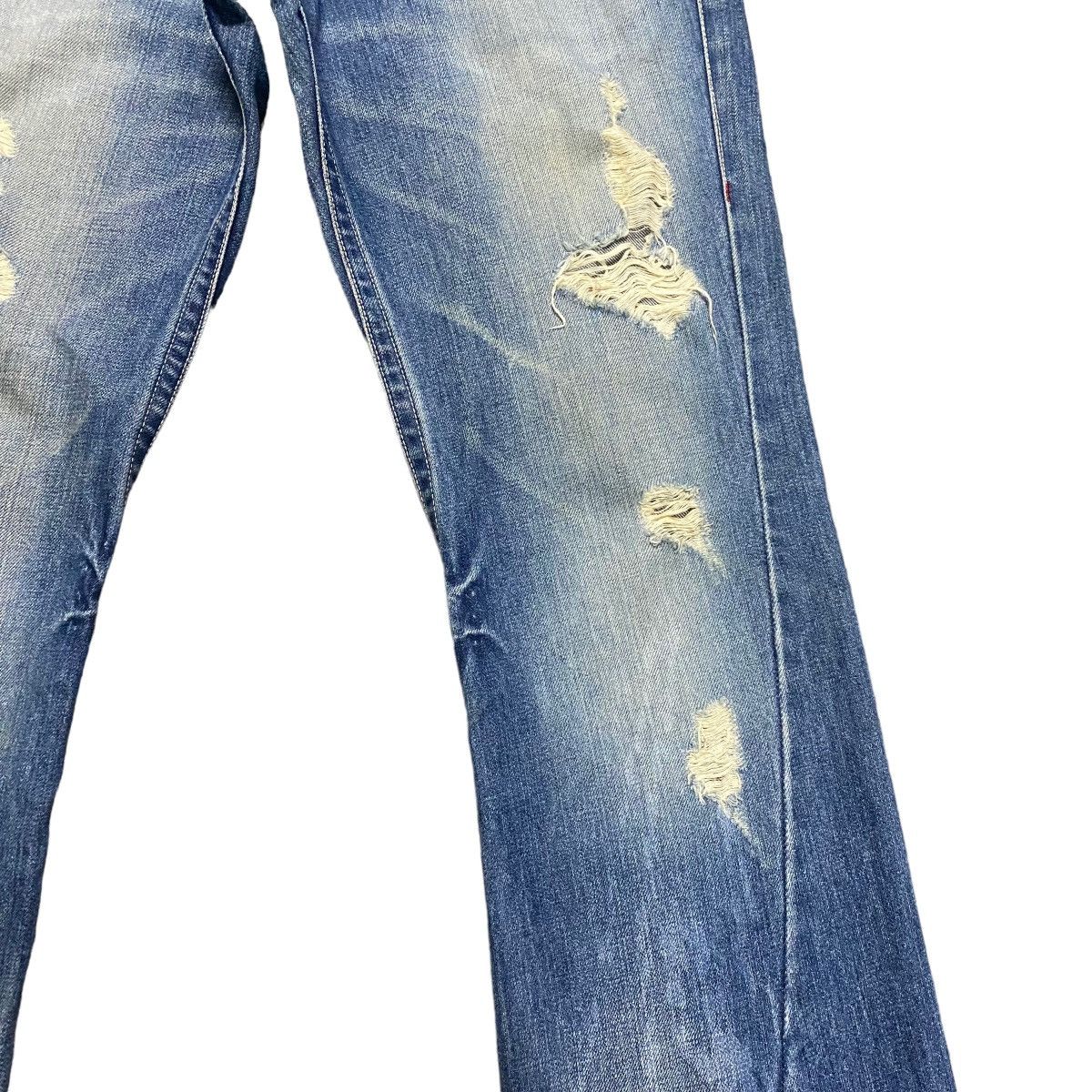 Tornado Mart Tornado Mart Distressed Denim Flare Jeans Size US 30 / EU 46 - 7 Thumbnail