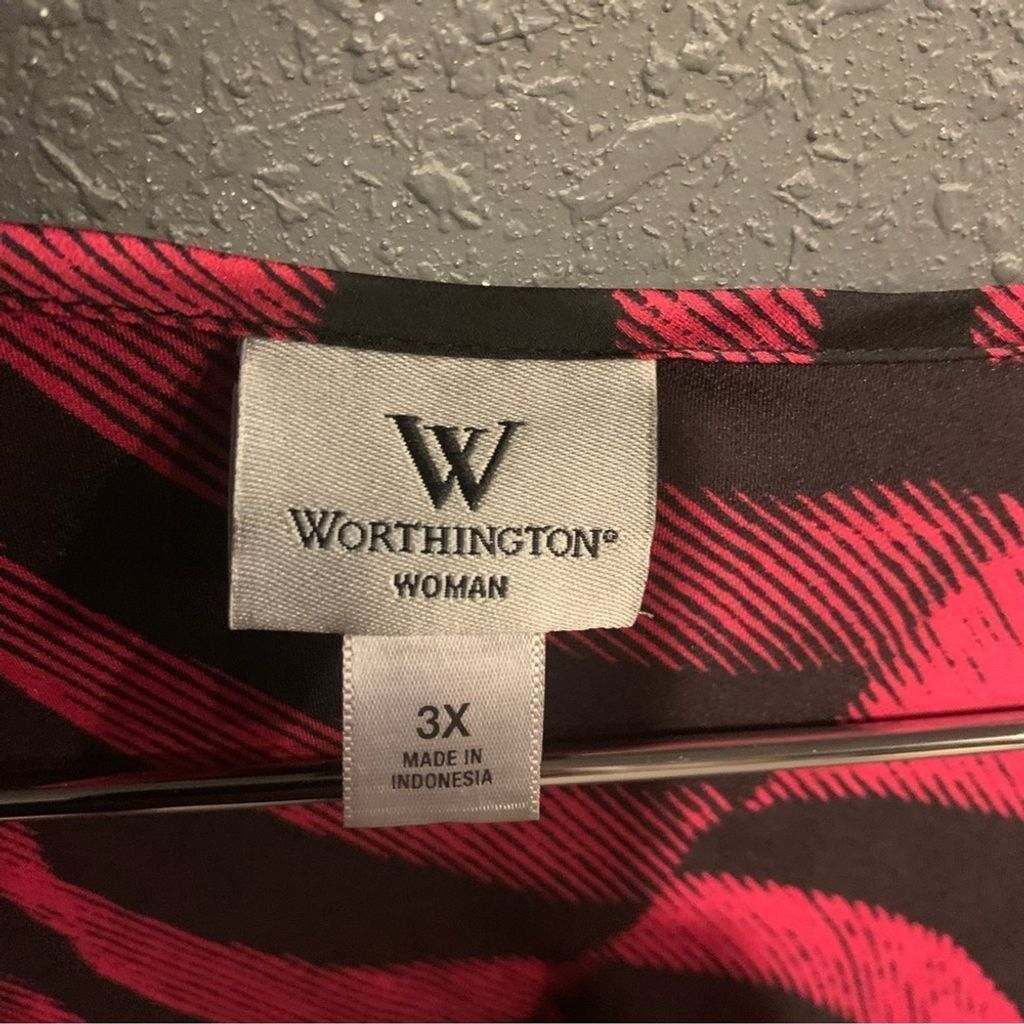 Worthington Women’s Worthington Blouse Size 3XL / US 20-22 - 3 Thumbnail