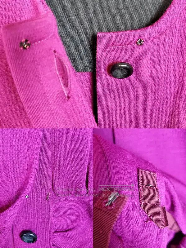 Givenchy Givenchy Pink Wool Long Sleeve Cardigan . Size M / US 6-8 / IT 42-44 - 8 Thumbnail