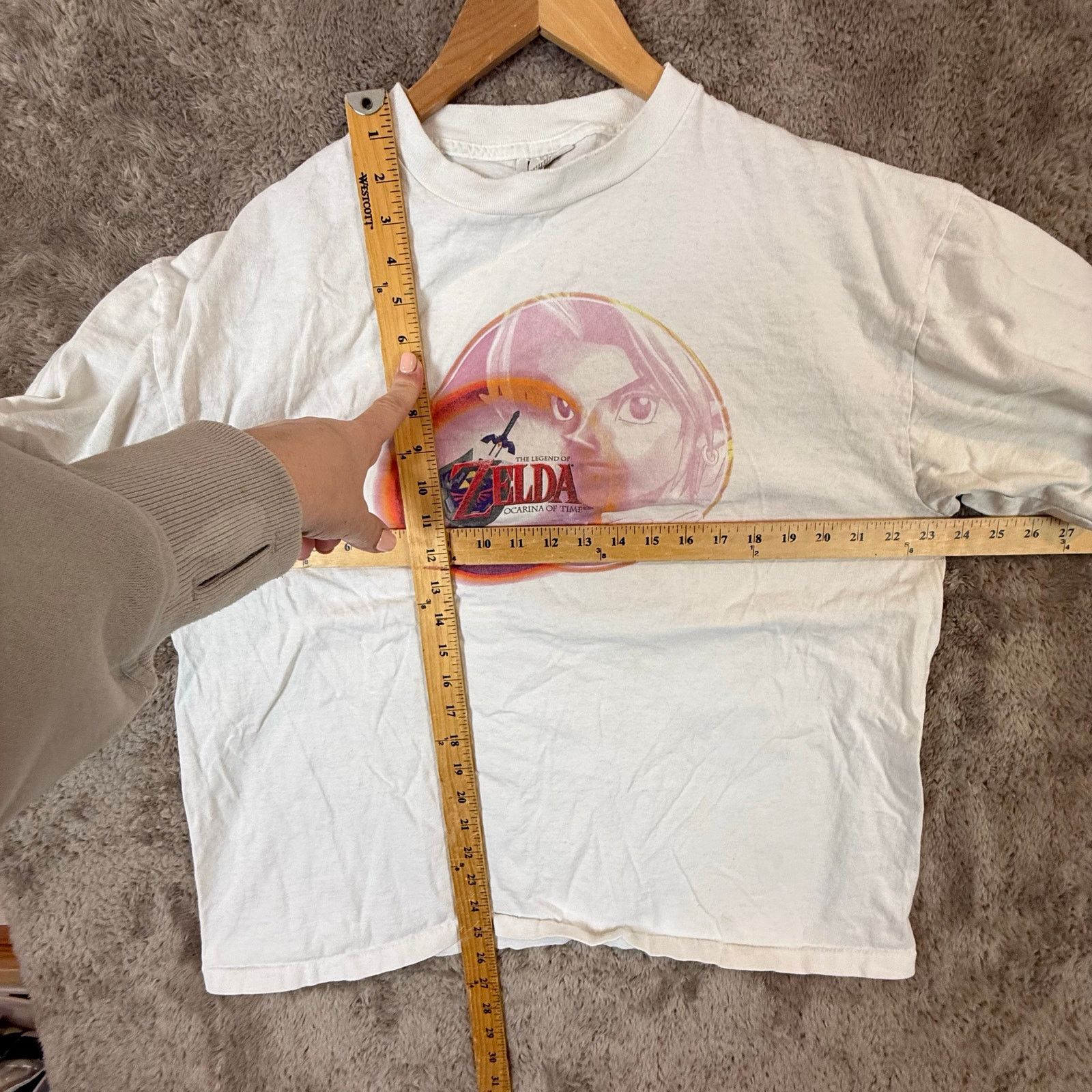 Other VTG Legend Zelda Single Stitch T Shirt N64 Ocarina Time XL Size US XL / EU 56 / 4 - 9 Thumbnail