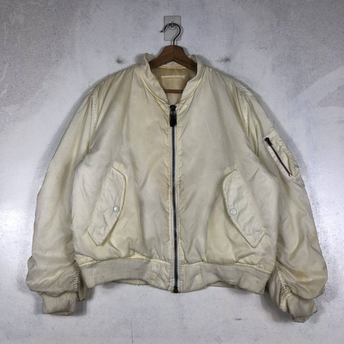 Japanese Brand × Vintage 📌VINTAGE FLY BOMBER JACKET GALLERY SEAMORE ISSEY MIYAKE Size US M / EU 48-50 / 2 - 6 Thumbnail