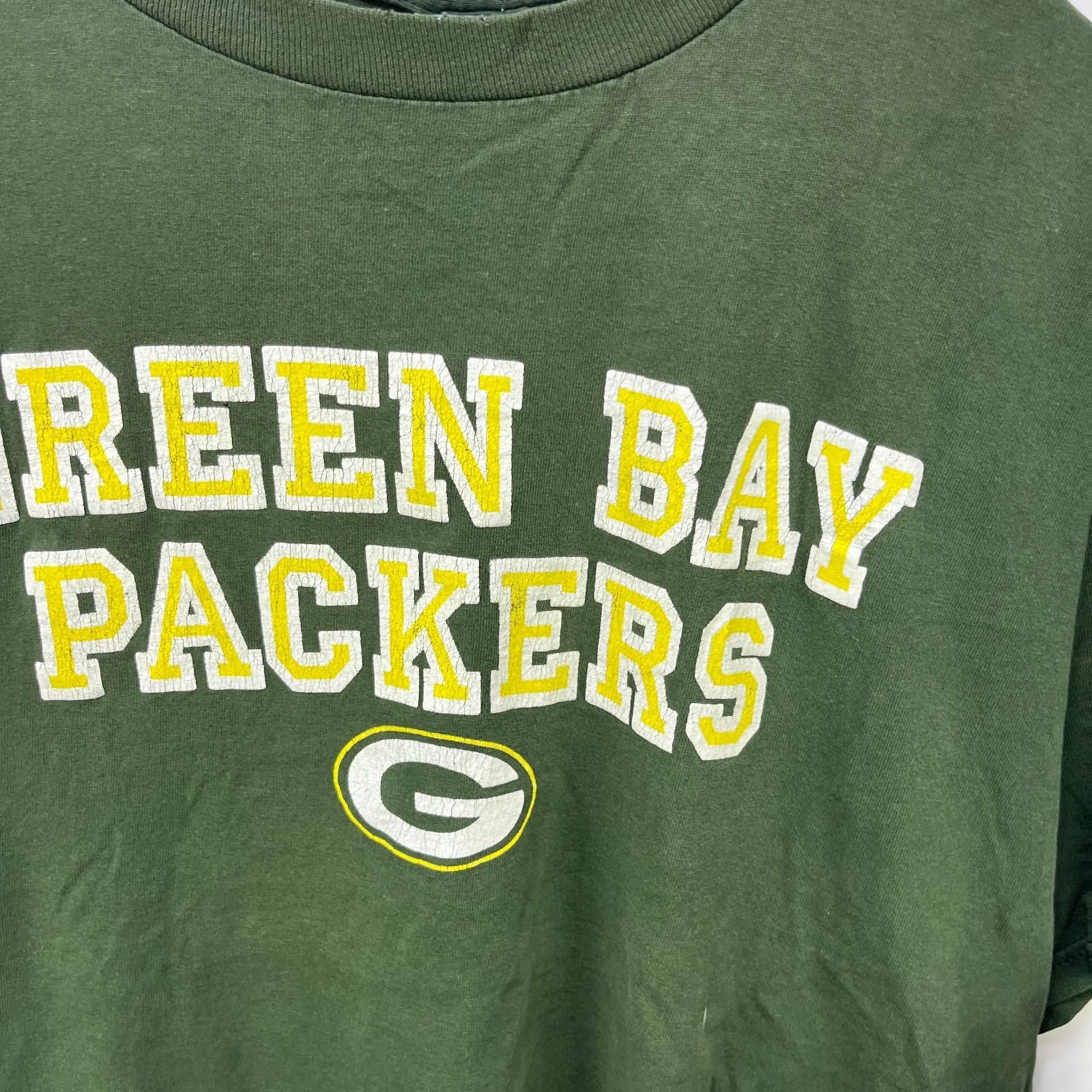 Other Vintage Green Bay Packers T-Shirt XL Sun Faded Green Size ONE SIZE - 3 Thumbnail