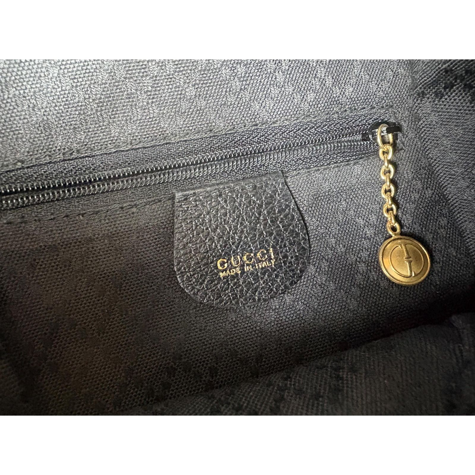 Gucci Authentic Gucci Black Suede Bamboo Handle Backpack Size ONE SIZE - 9 Thumbnail