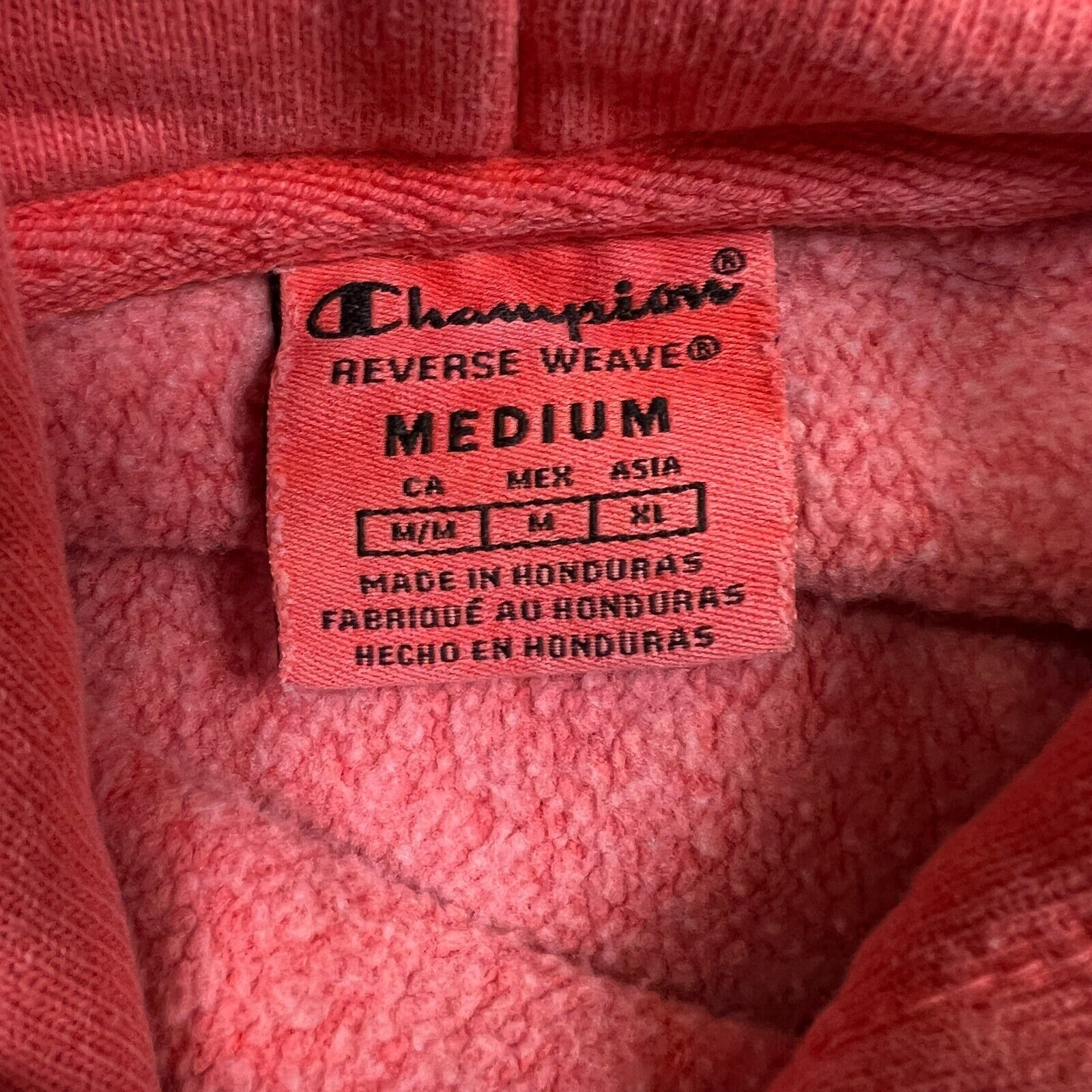 Champion × Vintage Champion Hoodie Medium Reverse Weave Script Faded Hooded Size US M / EU 48-50 / 2 - 6 Thumbnail