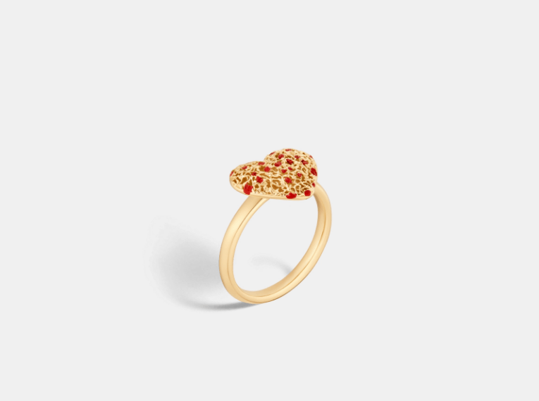 Dior o1w1db10126 R2366W Size : OS / Ring in Gold/Red Size ONE SIZE - 1 Thumbnail