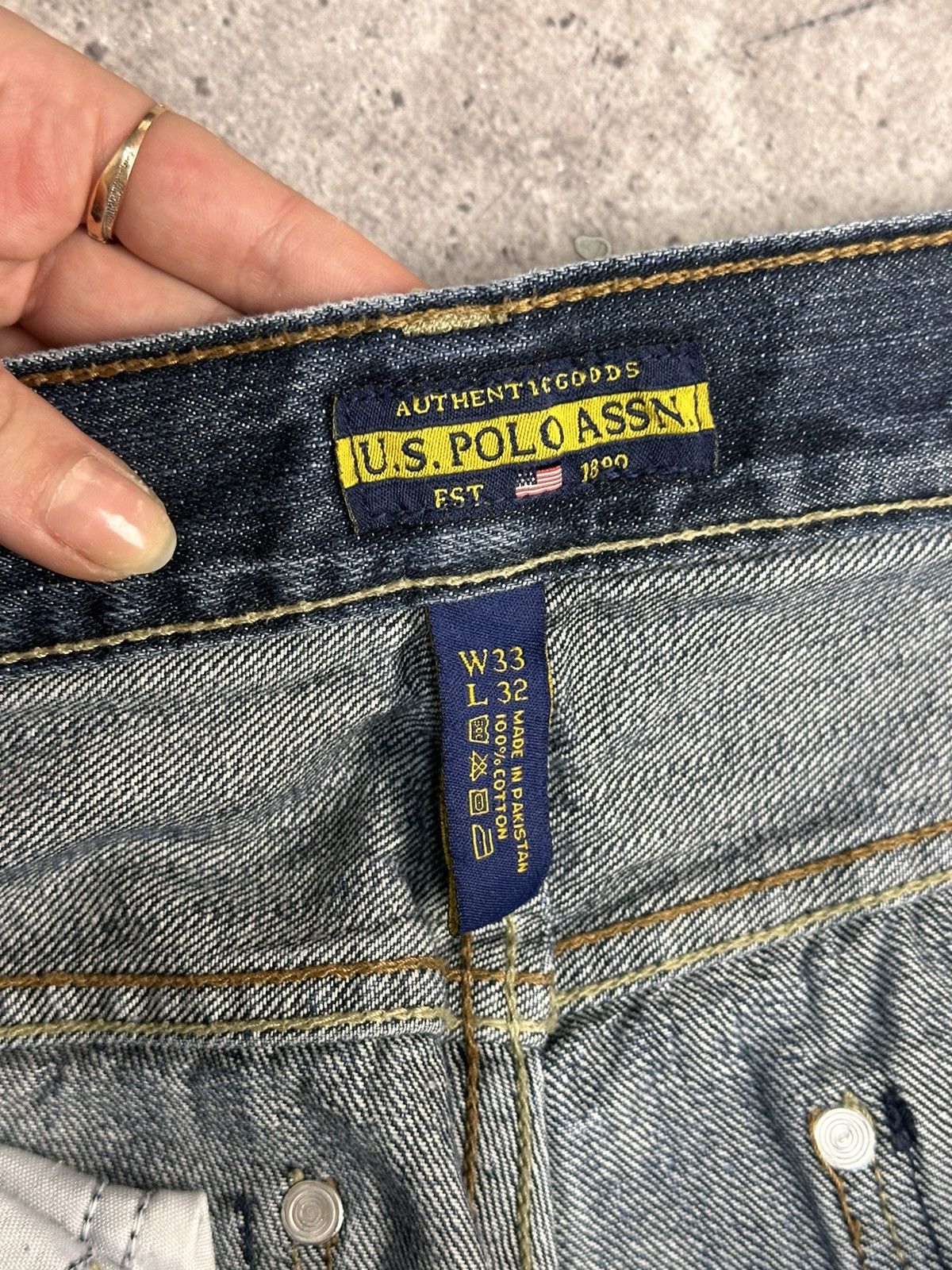 U.S. Polo Assn. Vintage Polo Ralph Lauren Cargo Pants Baggy Purple Lable Size US 32 / EU 48 - 16 Thumbnail