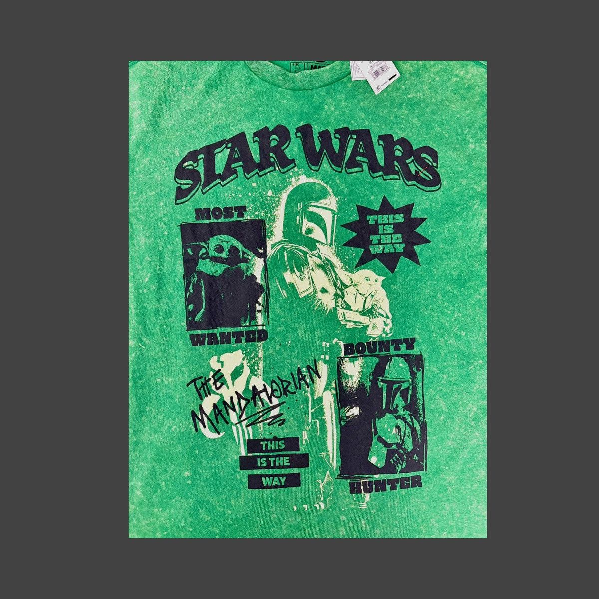Star Wars Star Wars The Mandalorian Men’s Green Graphic T-Shirt Sz L Size US L / EU 52-54 / 3 - 12 Thumbnail