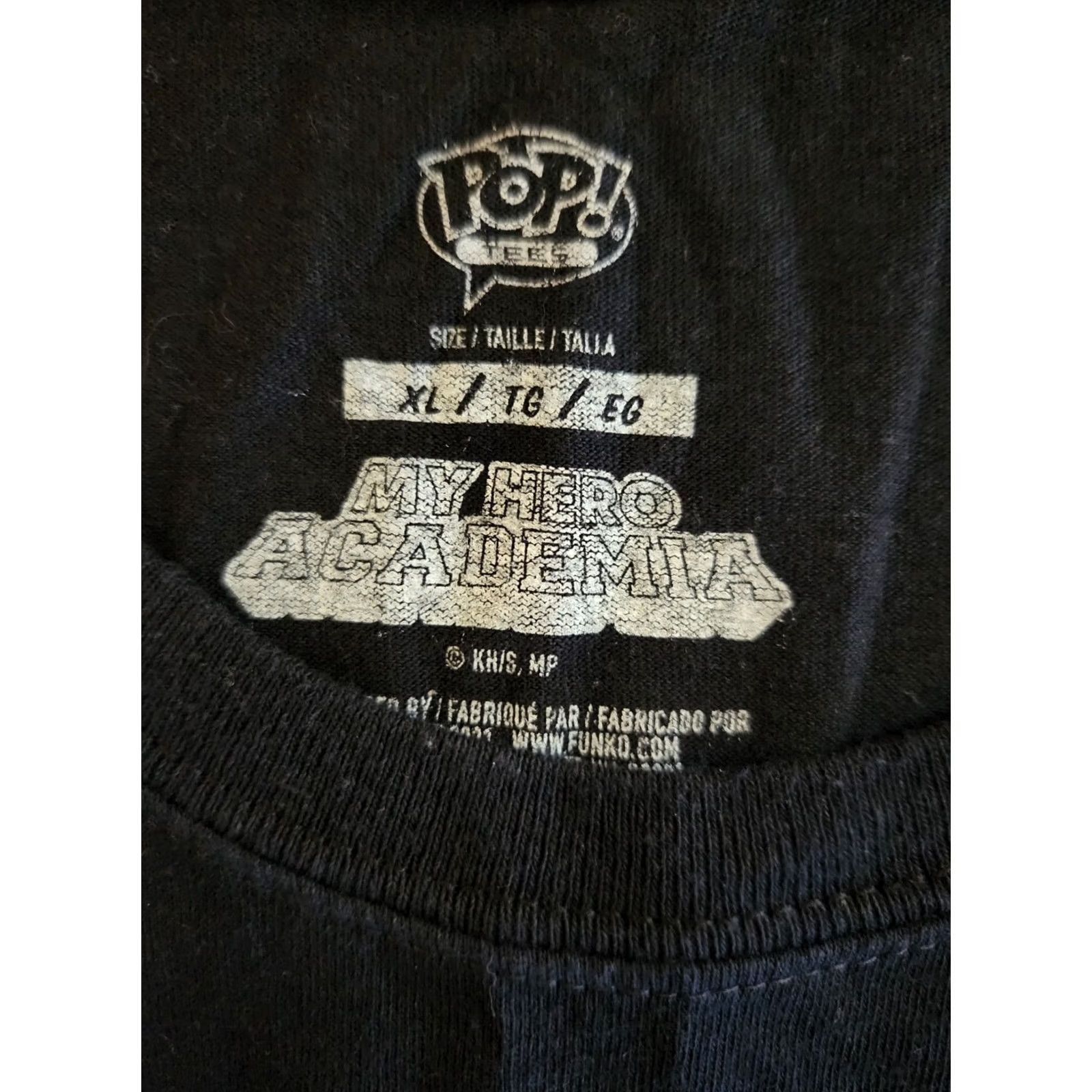 Vintage Pop! Tees My Hero Academia Himiko Toga T-Shirt Size XL Black Anime Short Sleeve Size US XL / EU 56 / 4 - 2 Thumbnail