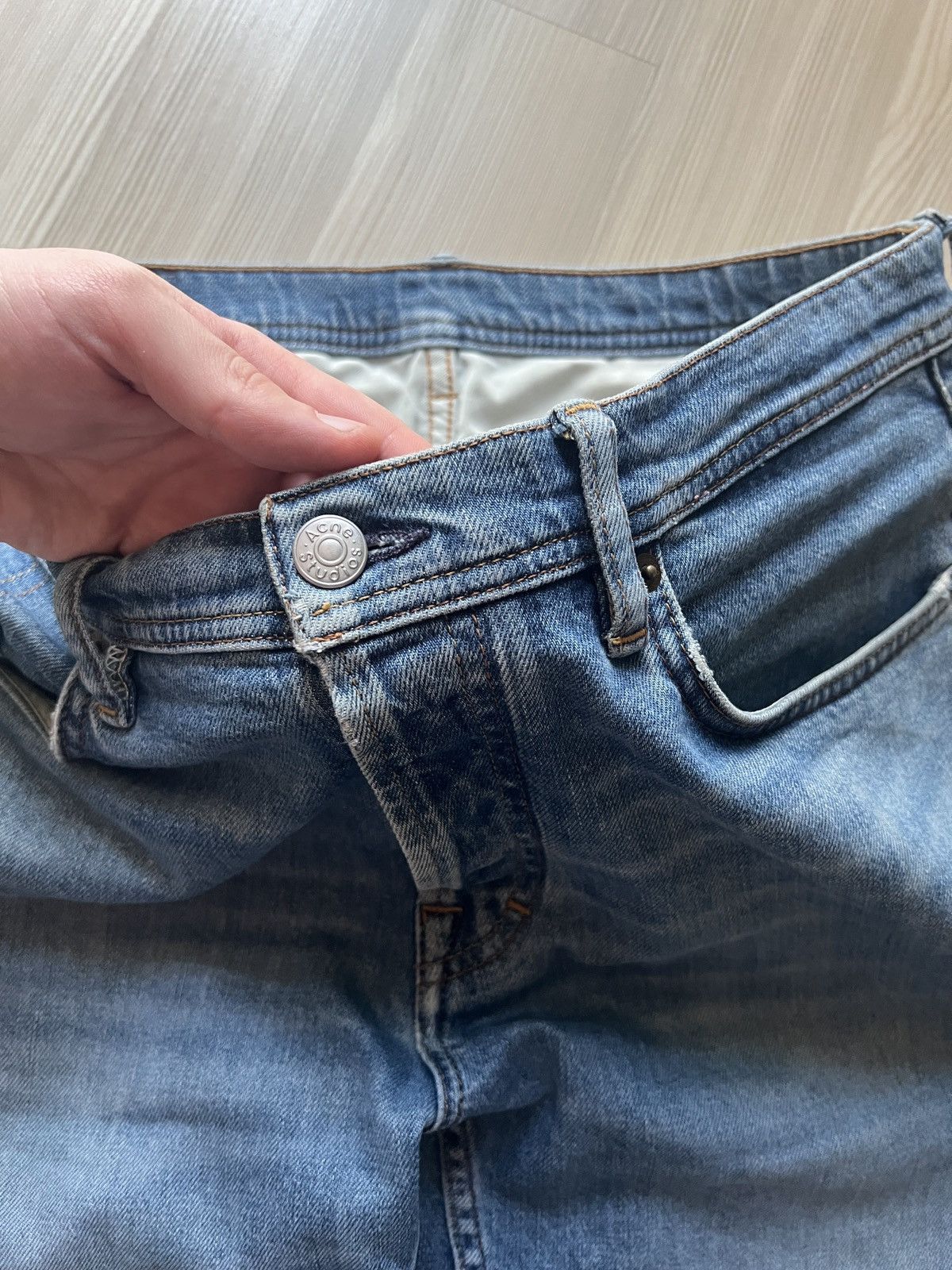 Acne Studios Acne Studios Washed Denim Regular Jeans Size US 33 - 7 Thumbnail