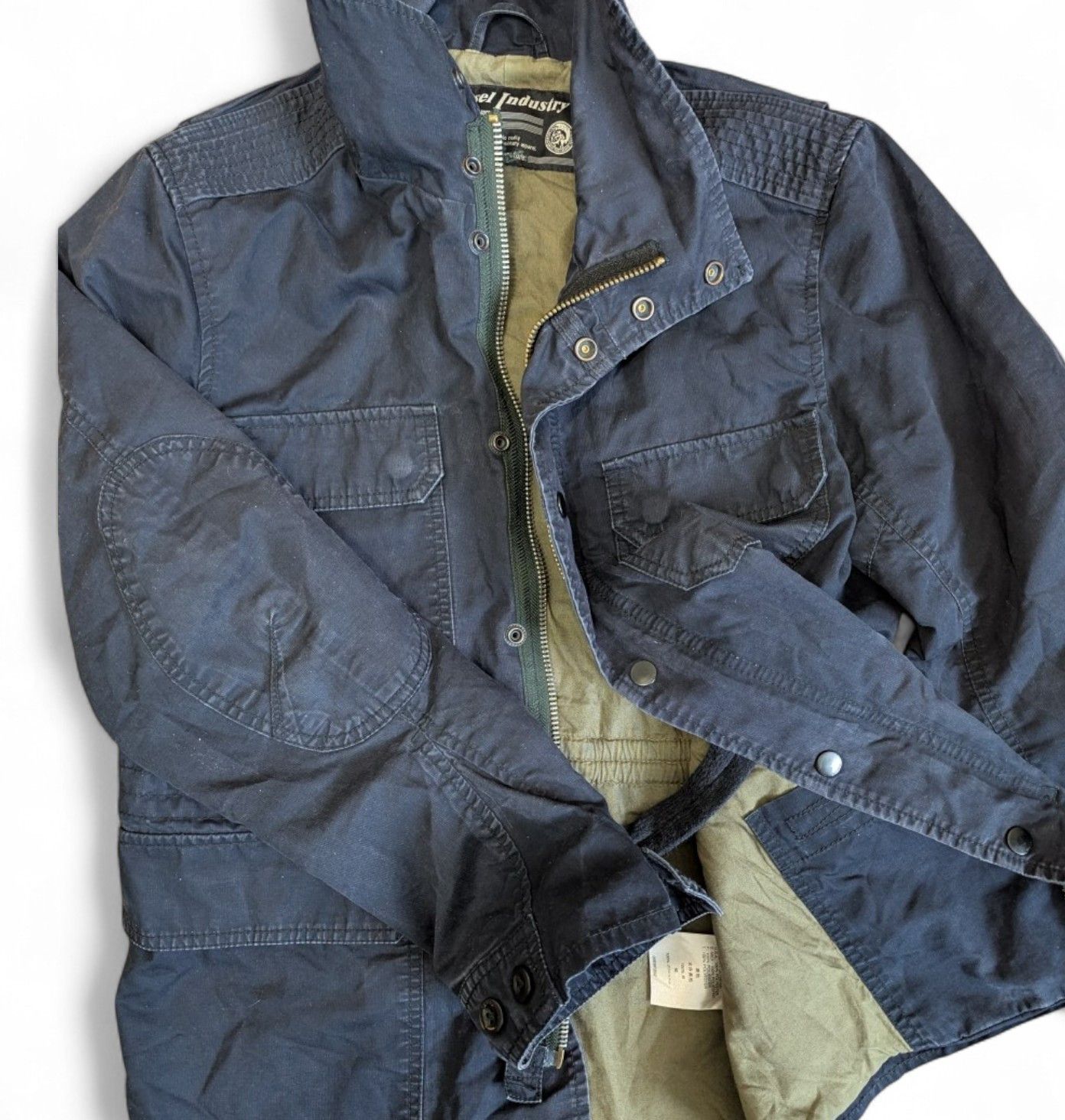 Diesel DIESEL Cargo Jacket Military Field Jacket In Navy Size US S / EU 44-46 / 1 - 6 Thumbnail