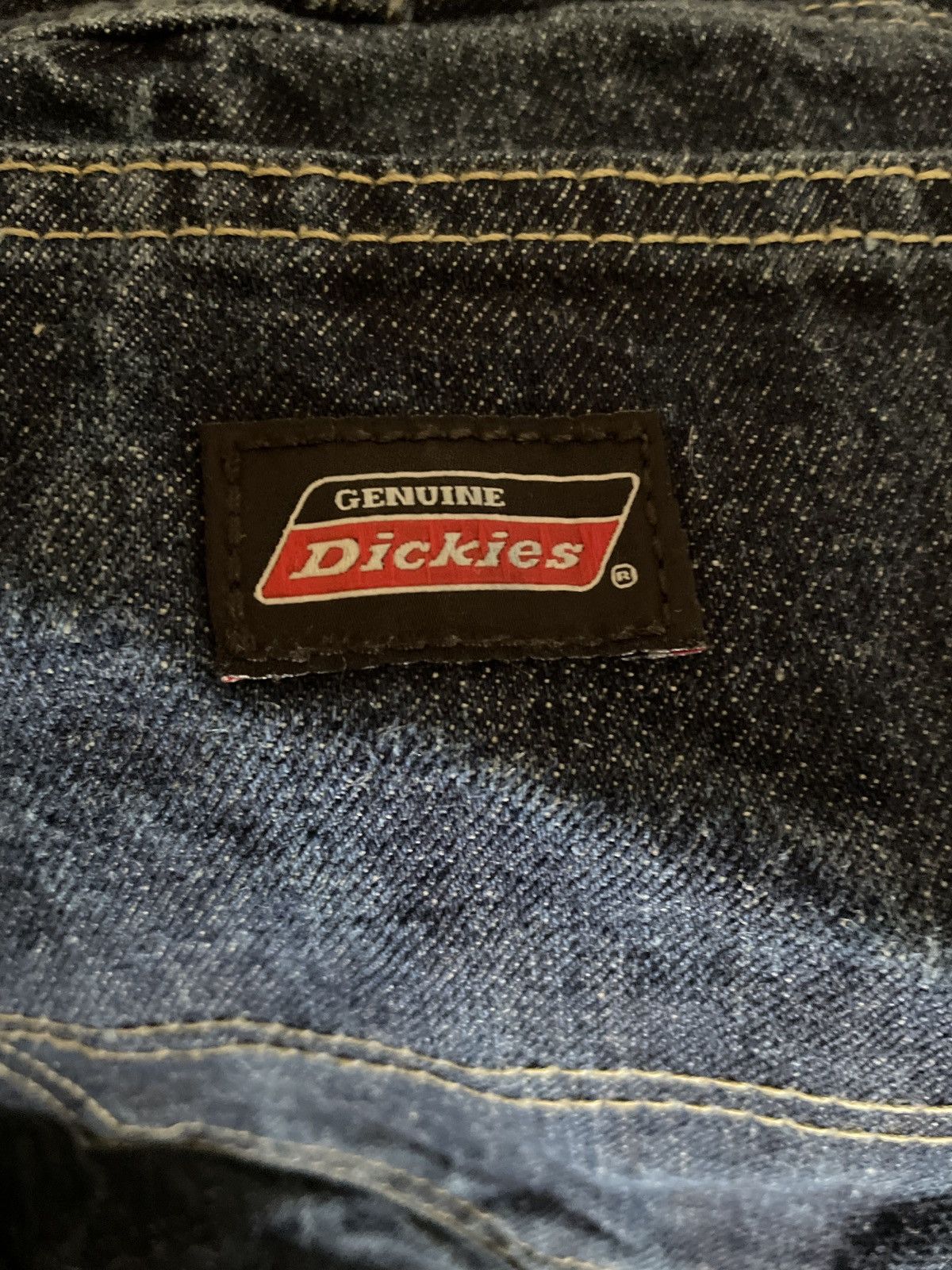 Dickies × Vintage Vintage Y2K Dickies Baggy Carpenter Denim Jorts Jean Shorts Size US 42 / EU 58 - 8 Thumbnail
