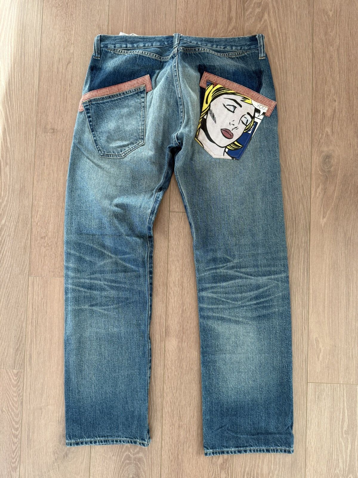Junya Watanabe Junya Watanabe x Roy Lichtenstein Jeans Size US 29 - 2 Thumbnail