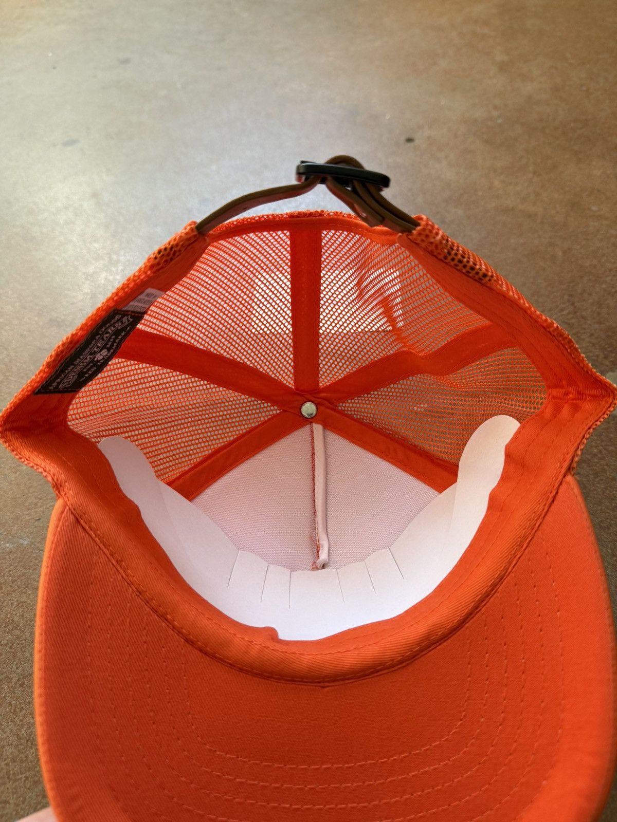 DENIM TEARS Denim Tears ADG Trucker Hat Orange Size ONE SIZE - 6 Thumbnail