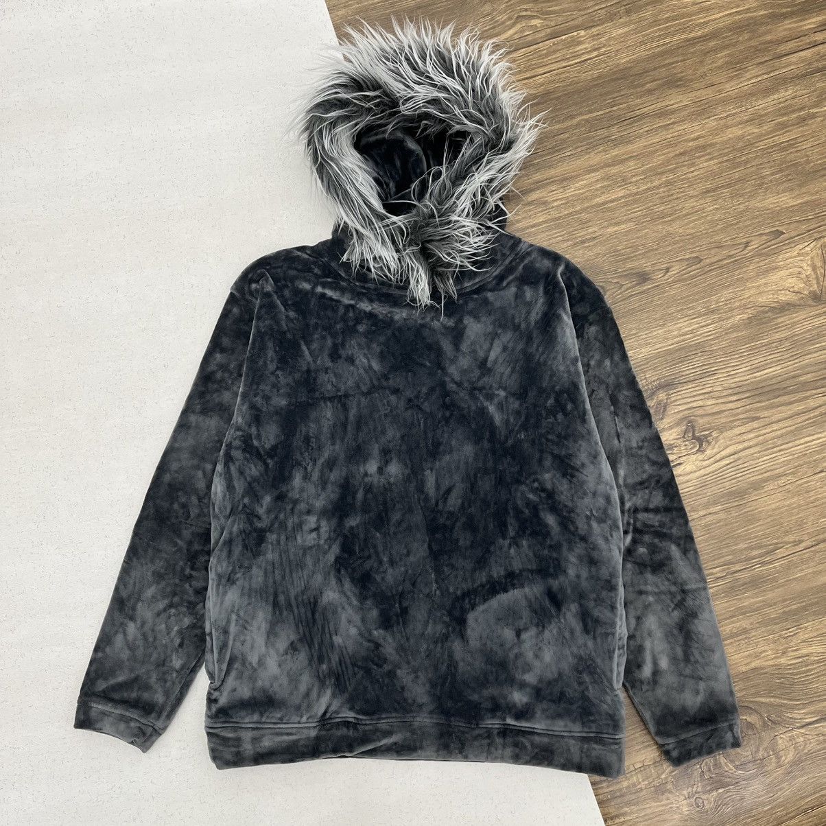 Hysteric Glamour Backnumber Velvet Faux Fur Hoodie Ifsixwasnine LGB HG Style Size US L / EU 52-54 / 3 - 1 Thumbnail