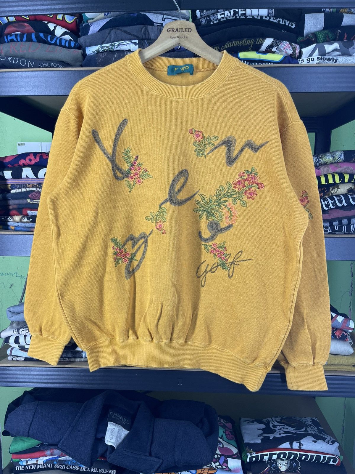 Kenzo Vintage Kenzo Golf Embroidered Floral Logo Sweatshirt Size US M / EU 48-50 / 2 - 1 Thumbnail
