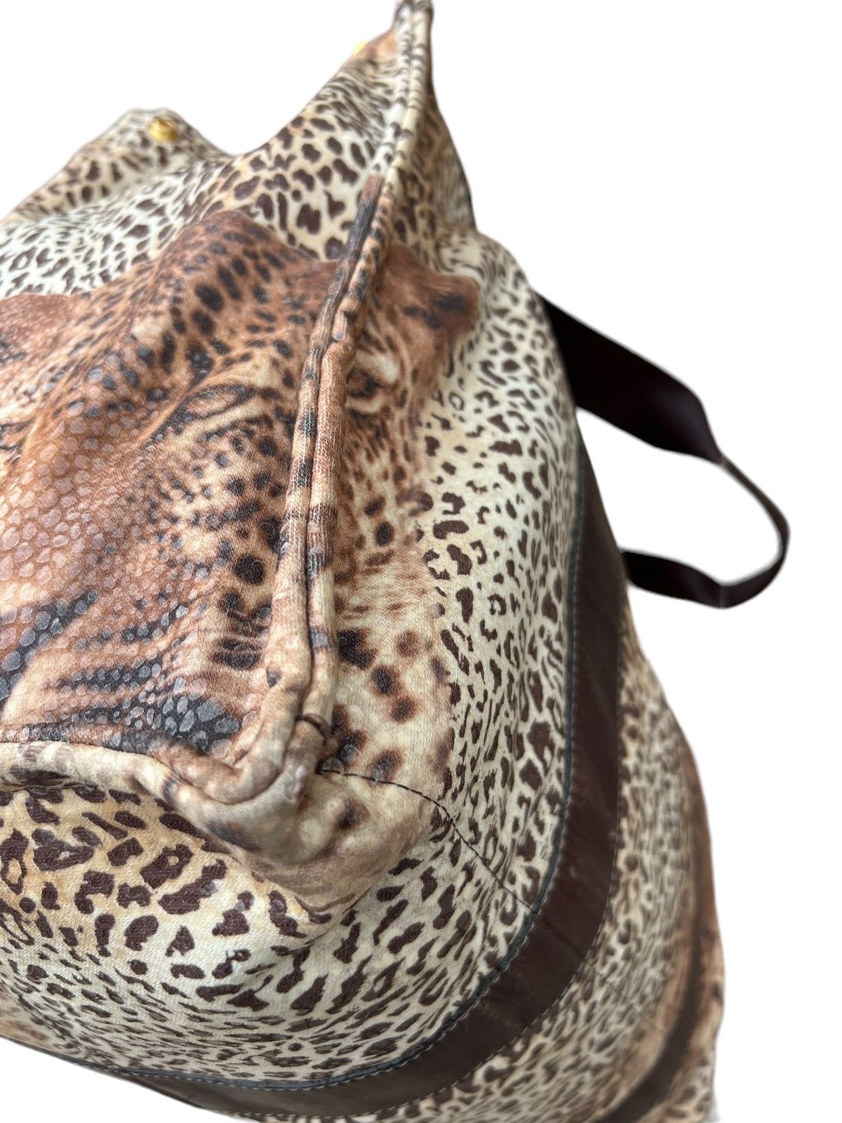 Vintage Vintage Japan Cheetah Leopard Large Tote Bag Size ONE SIZE - 12 Thumbnail