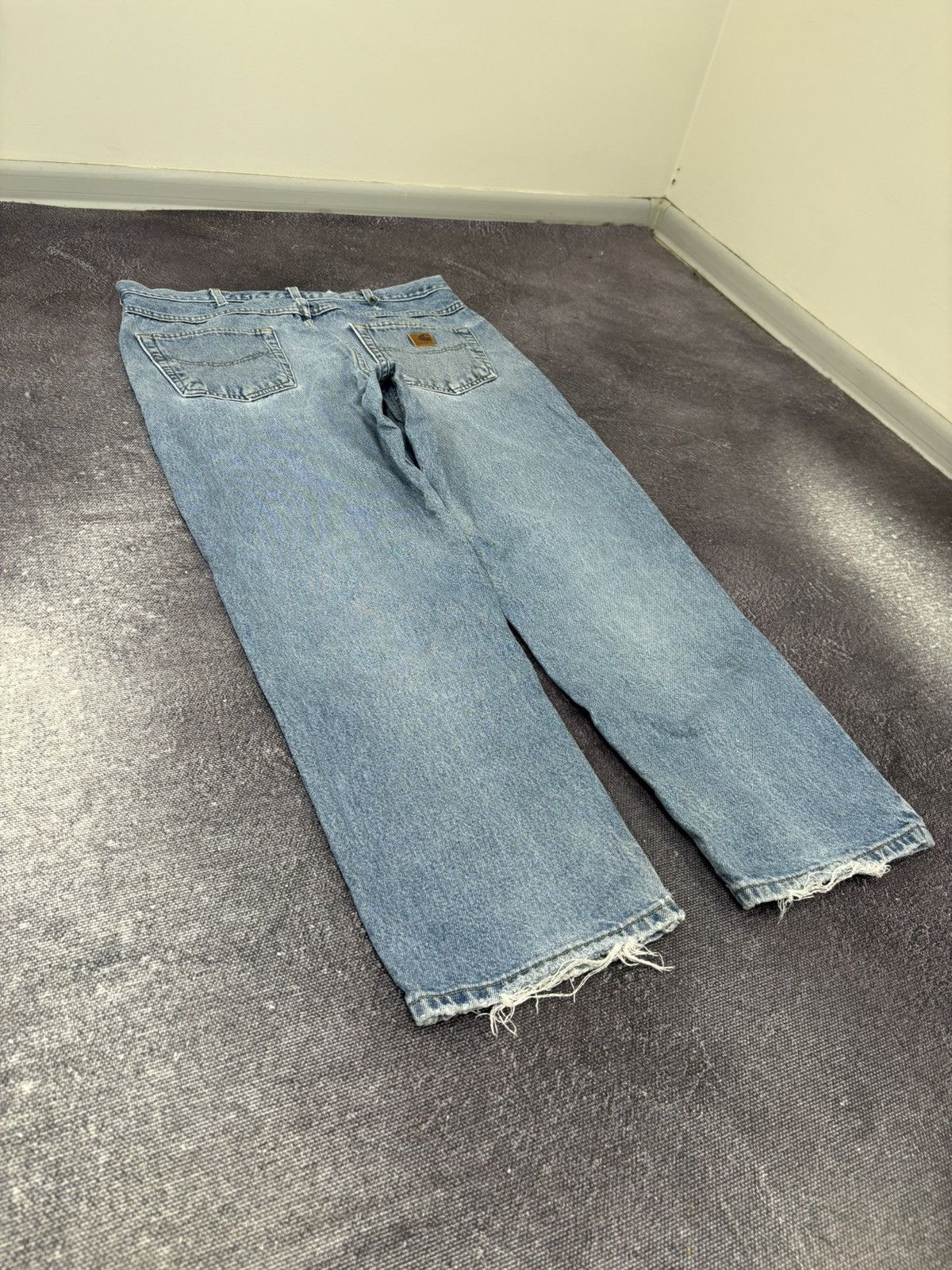 Carhartt Vintage 90s Carhartt USA Faded Washed Baggy Jeans Size US 36 / EU 52 - 11 Thumbnail